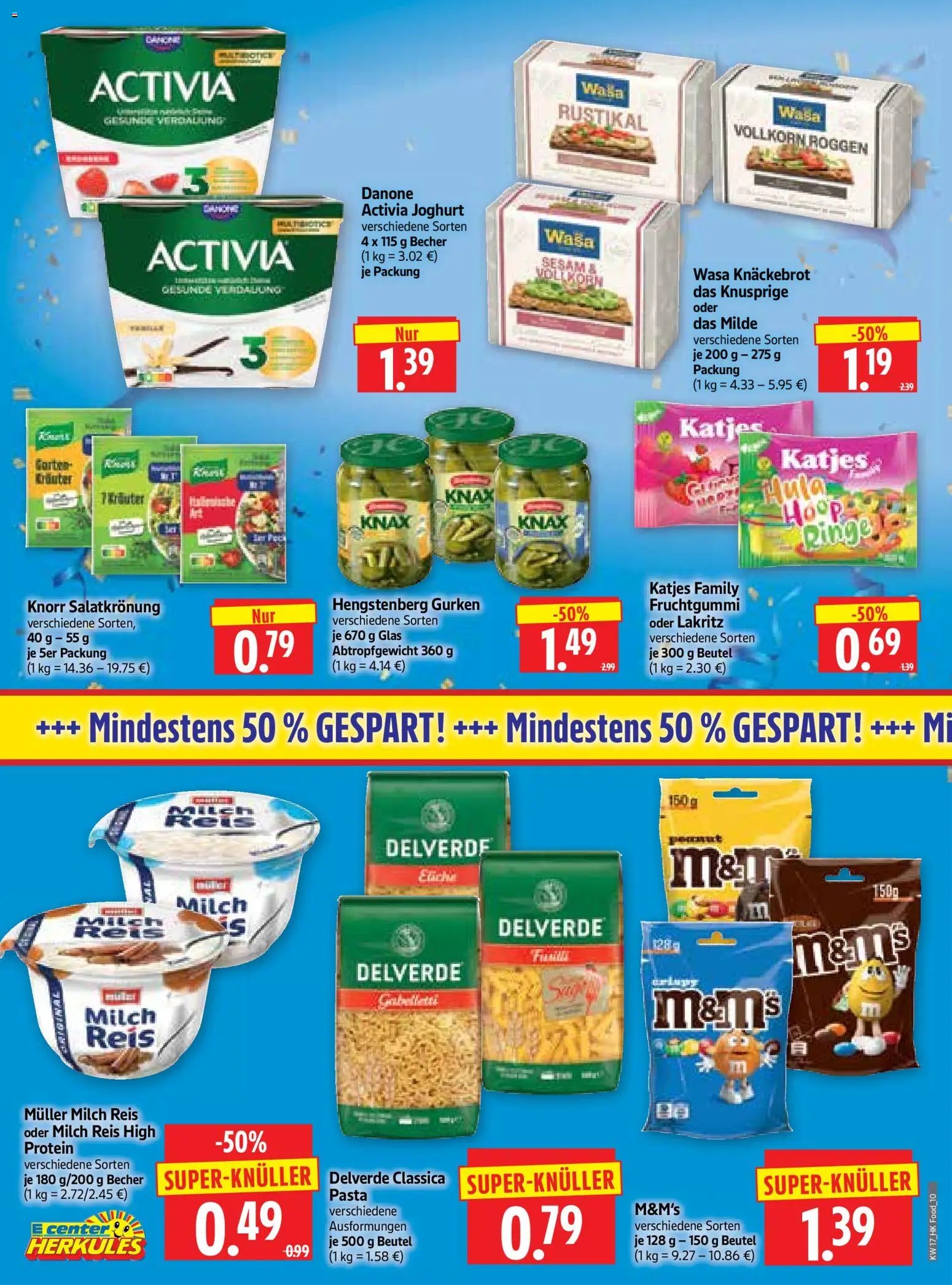 HERKULES Prospekt 	 – gültig ab 20.04.2026 | Seite: 10 | Produkte: Activia, Katjes, Pasta, Reis