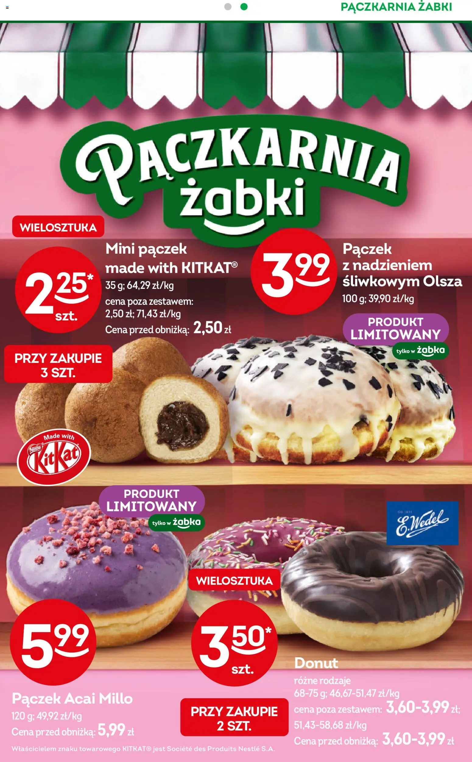 Żabka Gazetka od 28.01.2026 | Strona: 19 | Produkty: Donut