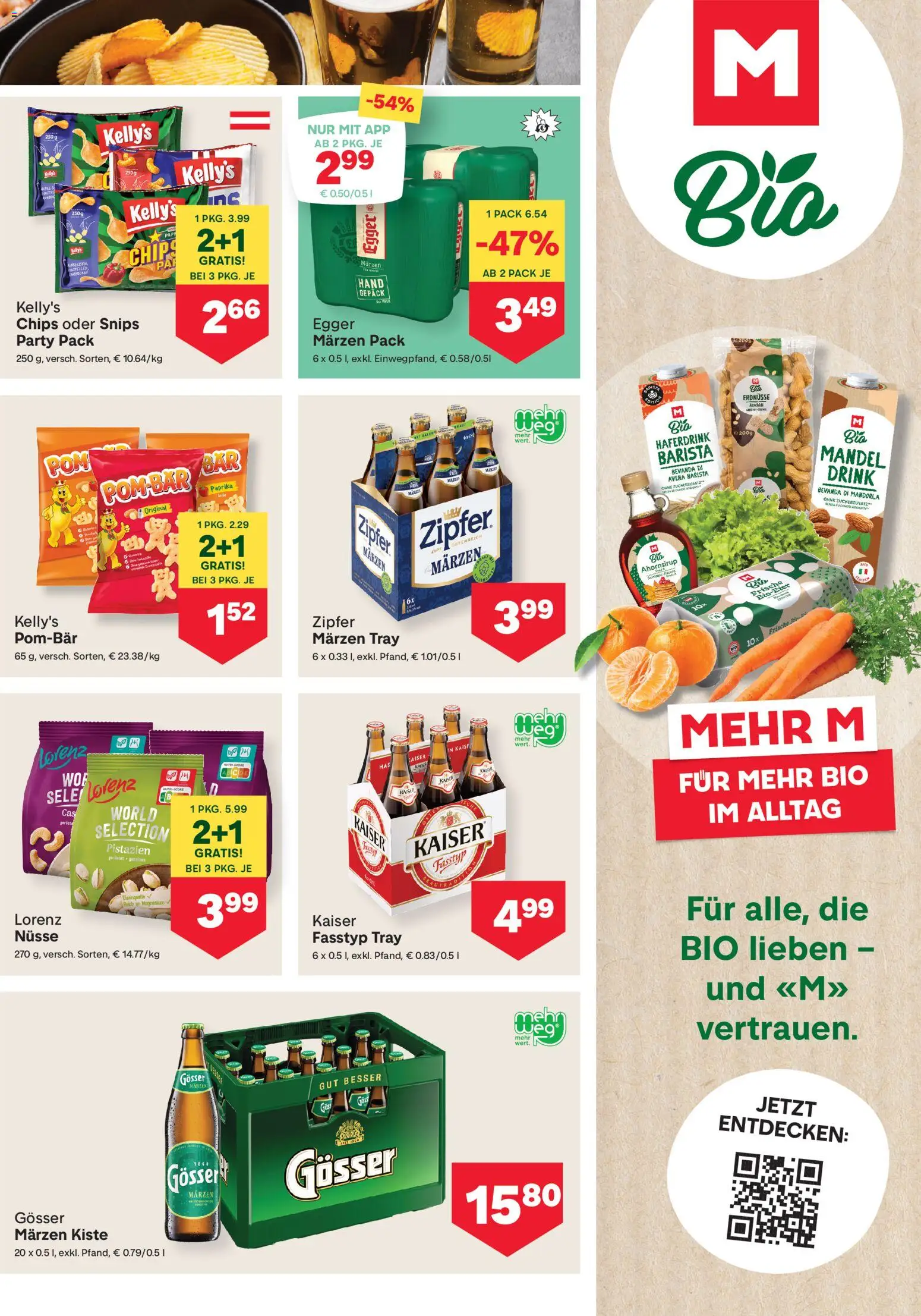 MPREIS Flugblatt gültig ab 01.01.2026 | Seite: 9 | Produkte: Chips, Nüsse, Папионка
