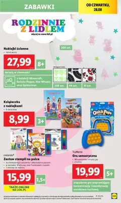 Naklejki ścienne, • różne wzory, świecą w ciemności, z kolekcji Minecraft, Świnka Peppa, Hot Wheels oraz Spiderman od 25.08.2025 | Strona: 47 | Produkty: Gra, Naklejki, Gry