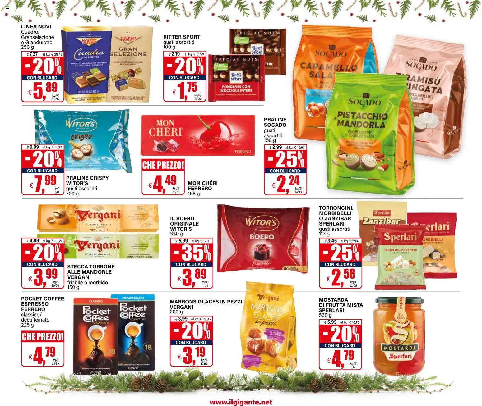 Volantino Il Gigante del 24.11.2025 | Pagina: 35 | Prodotti: Frutta, Latte, Mandorle, Torroncini