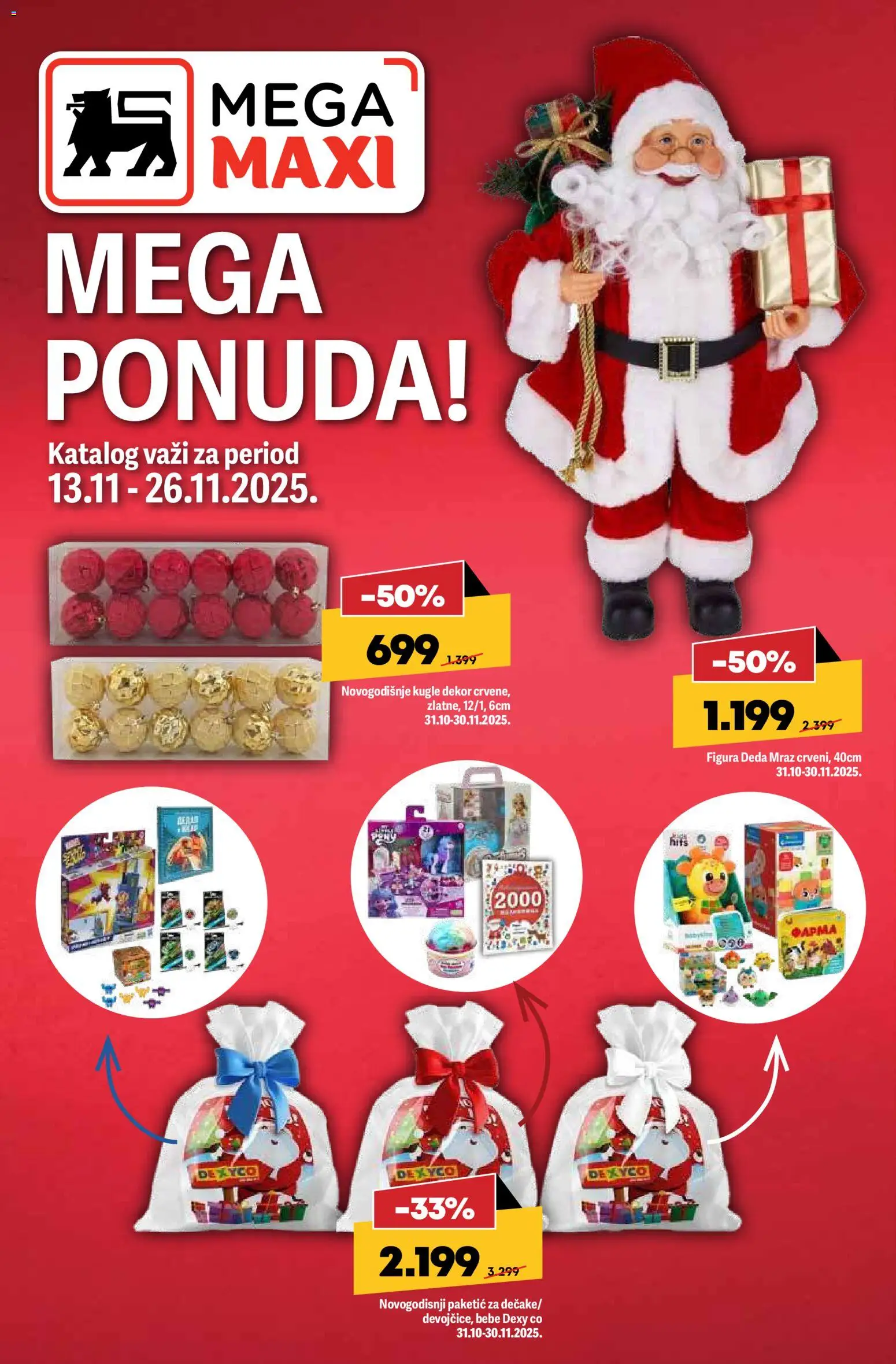 Mega Maxi katalog - važi od 13.11.2025 | Strana: 1