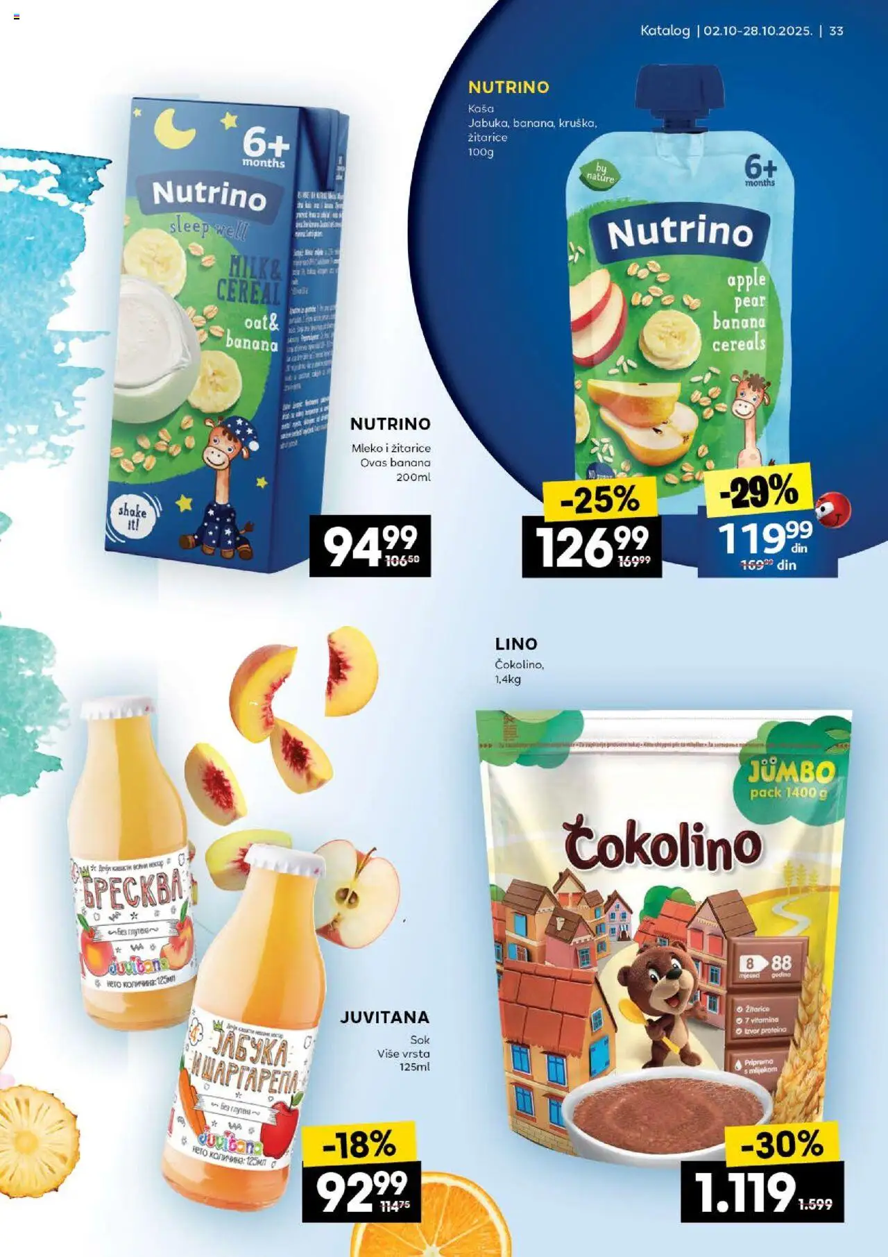 Roda katalog - važi od 02.10.2025 | Strana: 33 | Proizvode: Banana, Žitarice, Mleko