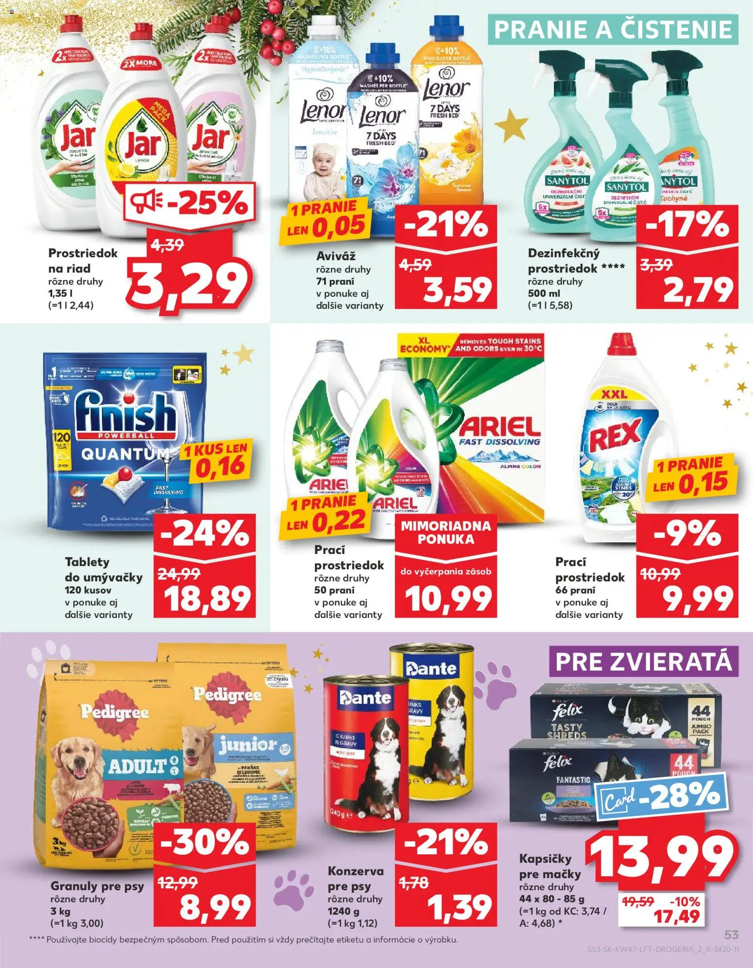 Kaufland SK akciós ujság - amely érvényes a következő dátumtól: 20.11.2025 | Oldal: 53