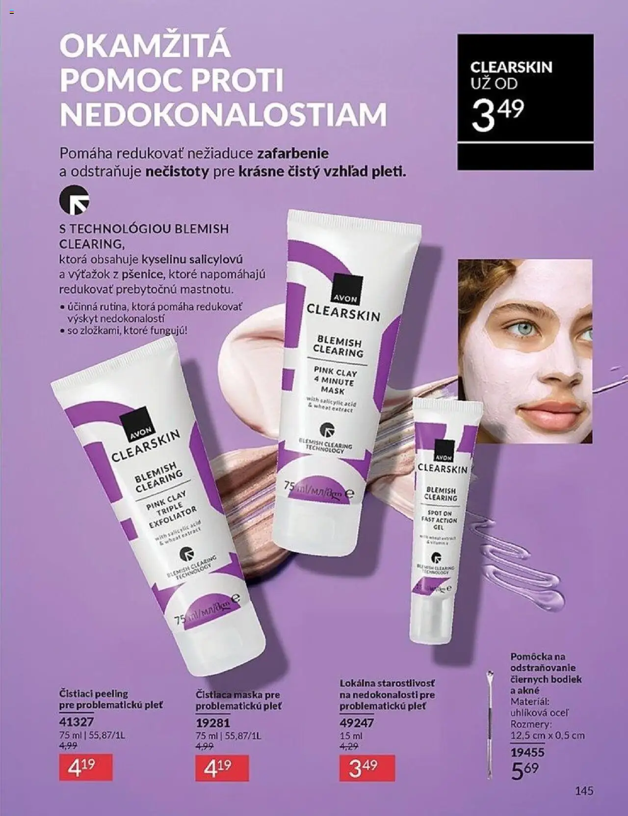 Nové Avon akcie – leták je platný od 01.10.2025 | Strana: 145 | Produkty: Maska, Peeling