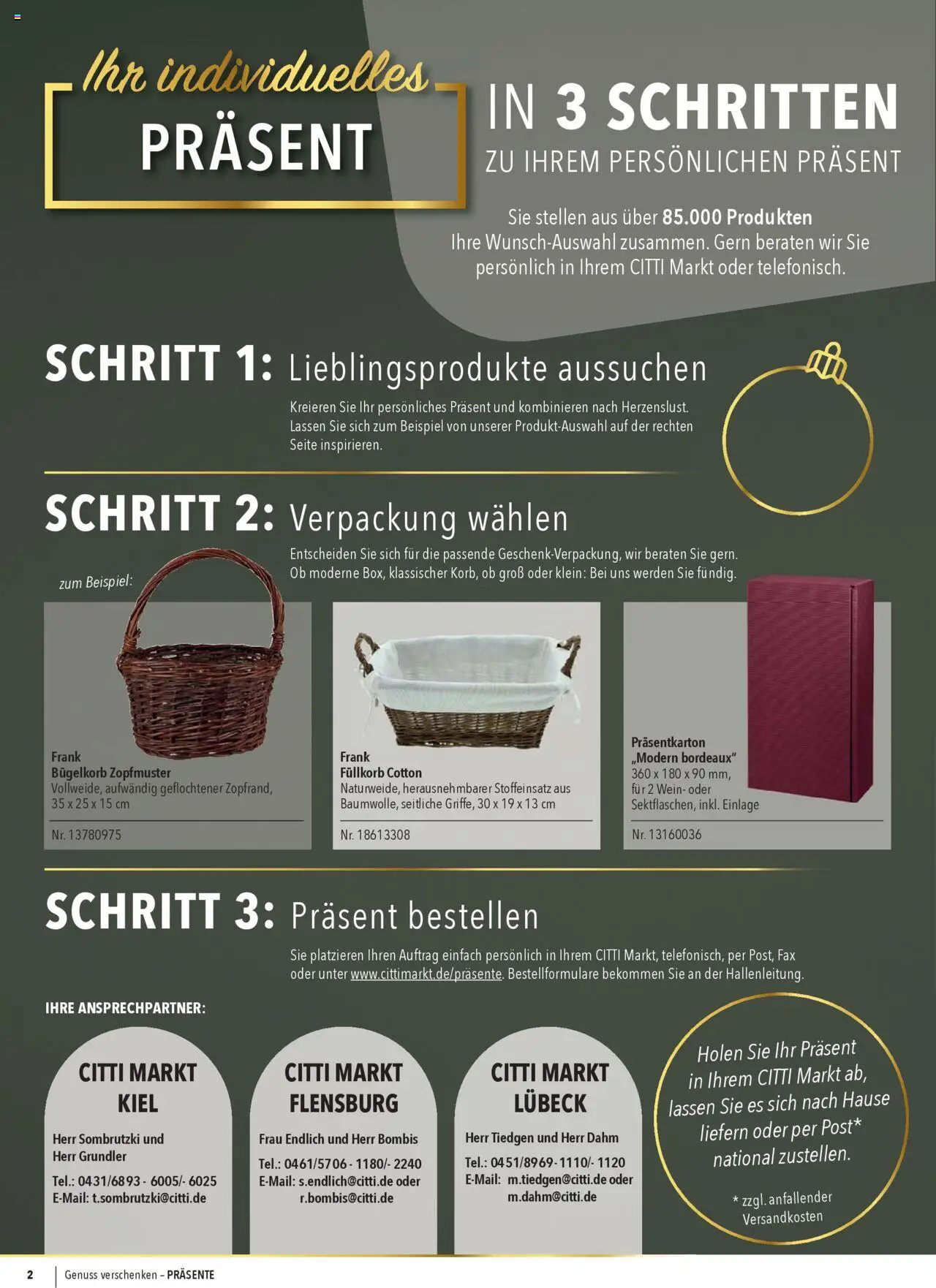 CITTI Markt  Präsente – gültig ab 22.10.2025 | Seite: 2 | Produkte: Wein