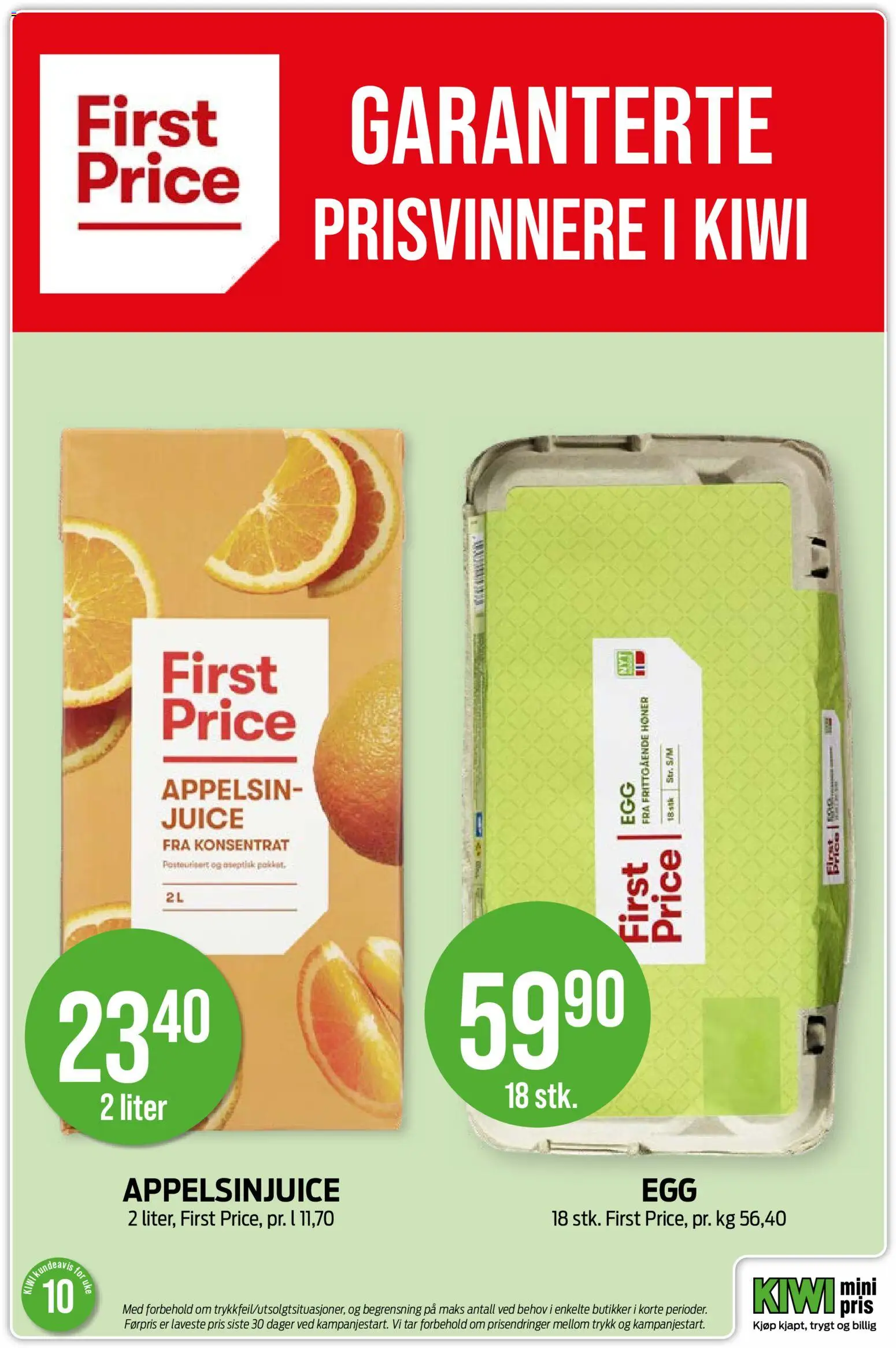 {H1} | Side: 16 | Produkter: Egg, Juice, Kiwi