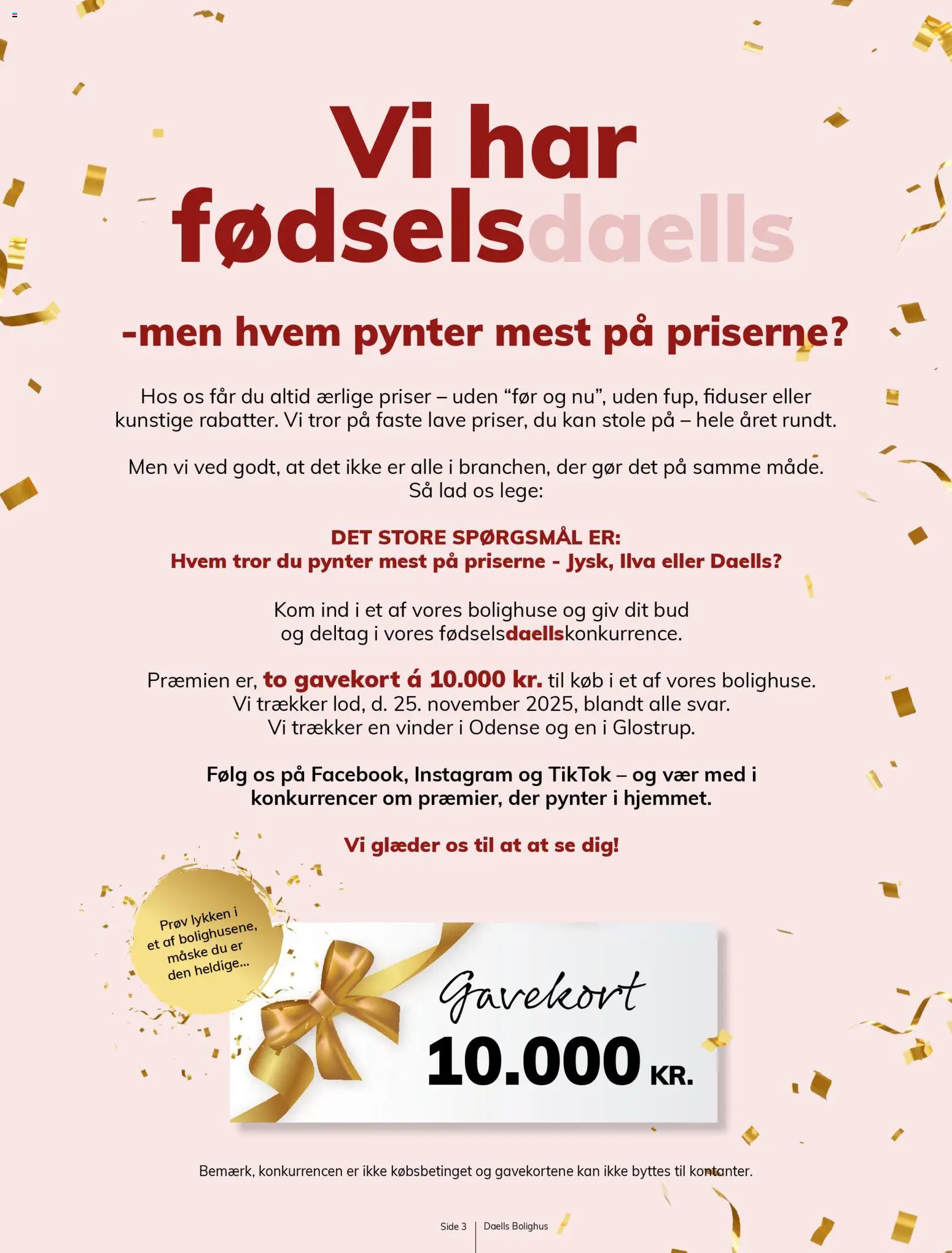 Daells Bolighus tilbudsavis – gyldig fra 29.10.2025 | Side: 3 | Produkter: Maske