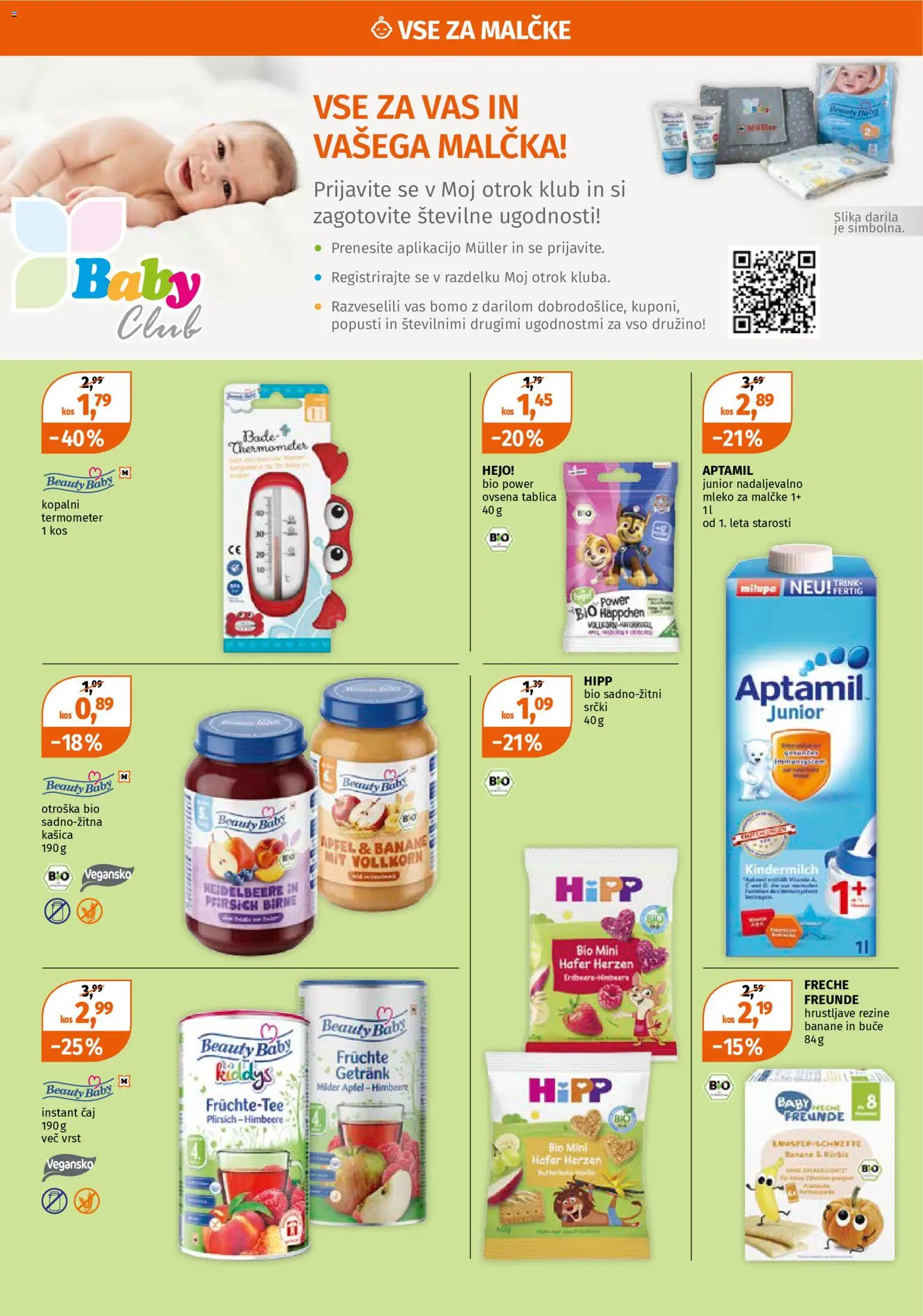 Novi Müller katalog ponudbe – veljaven od 10.11.2025 | Stran: 13 | Izdelki: Termometer, Buče, Kos, Banane