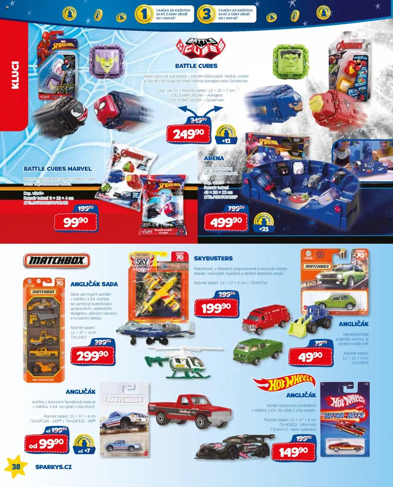 Sparkys katalog léto 2025 od 01.01.2025 | Strana: 38 | Produkty: Modely