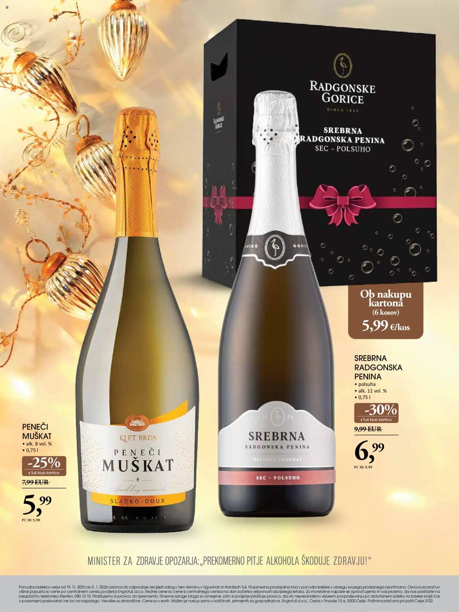 Novi Tuš katalog ponudbe – veljaven od 19.11.2025 | Stran: 24 | Izdelki: Penina