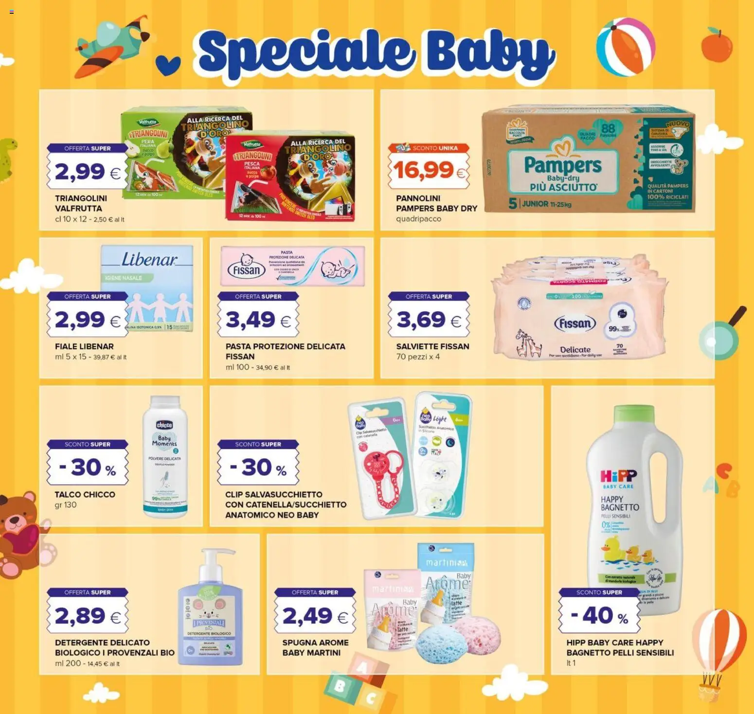 Volantino Oasi del 26.02.2026 | Pagina: 21 | Prodotti: Pesca, Pera, Pampers, Bagnetto