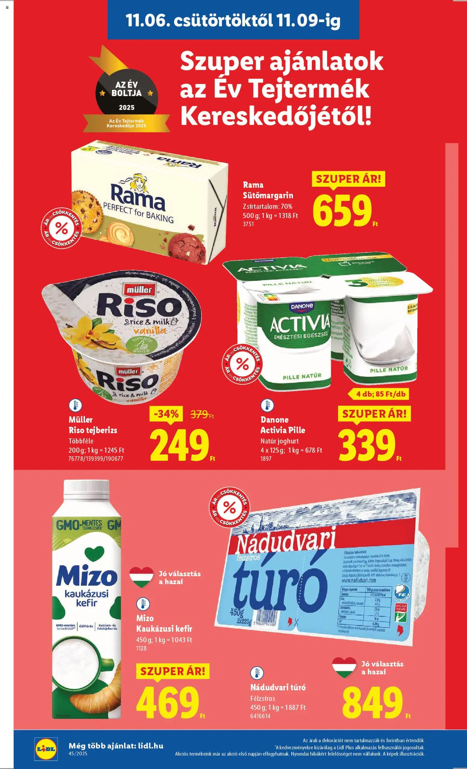 Lidl akciós ujság - amely érvényes a következő dátumtól: 06.11.2025 | Oldal: 10