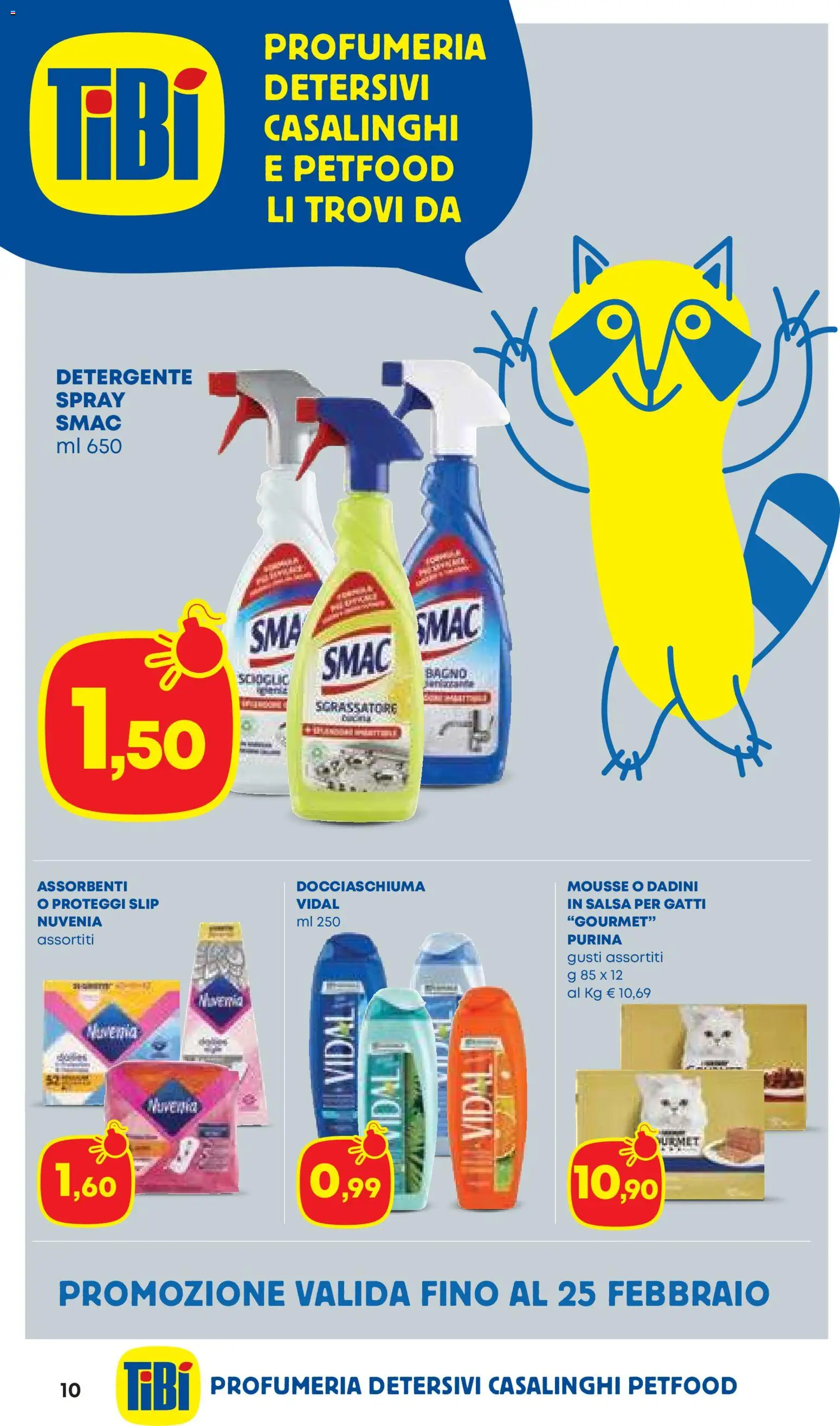 Volantino Panorama del 12.02.2026 | Pagina: 10 | Prodotti: Proteggi slip, Detergente, Sgrassatore, Slip