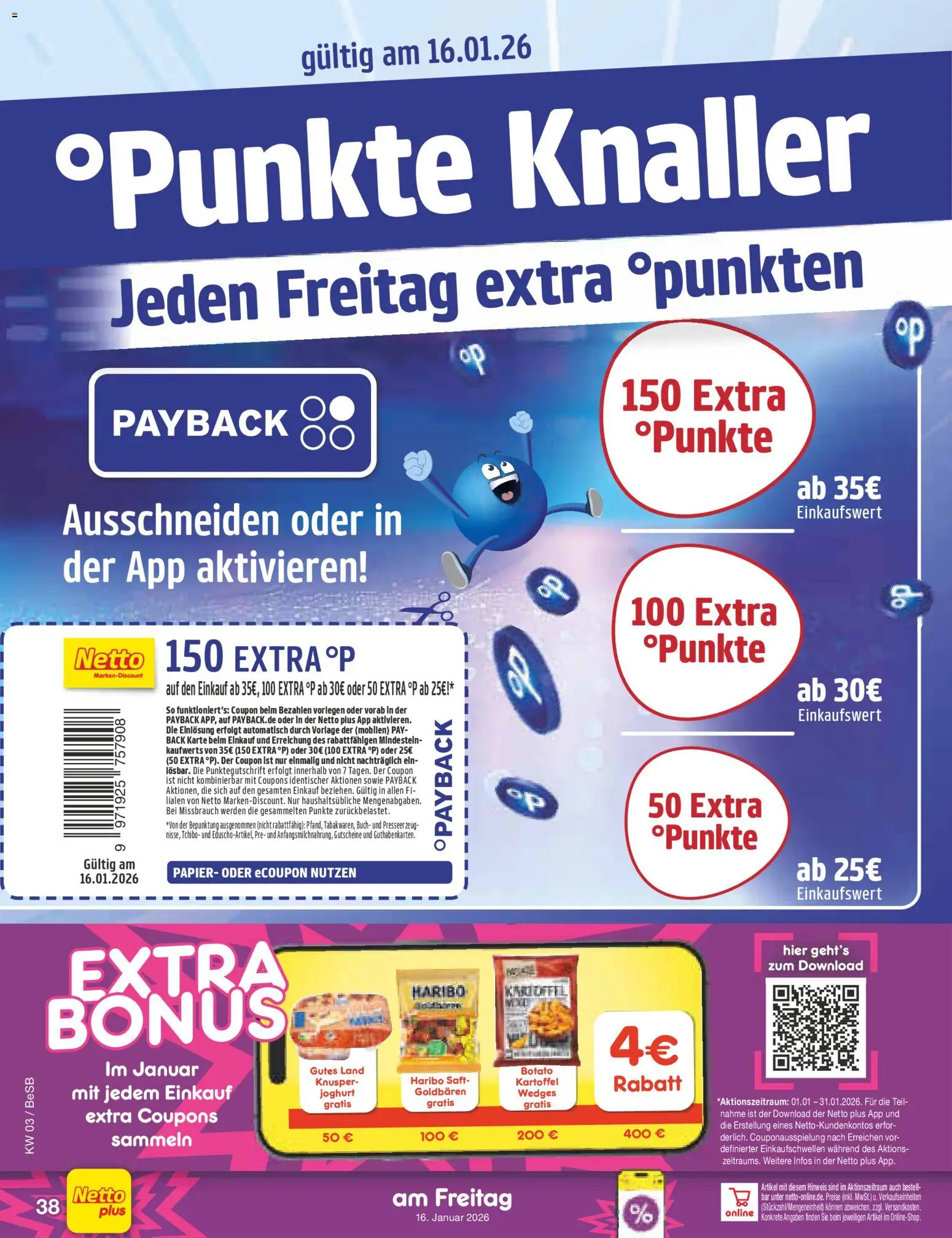 Netto Marken-Discount Prospekt 	 – gültig ab 12.01.2026 | Seite: 48 | Produkte: Haribo, Joghurt, Saft