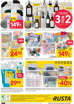 Forhåndsvisning av Rusta kundeavis gyldig fra 30.03.2026 | Side: 16 | Produkter: Карниз, Oppbevaringsboks, Boks, Duftpinner