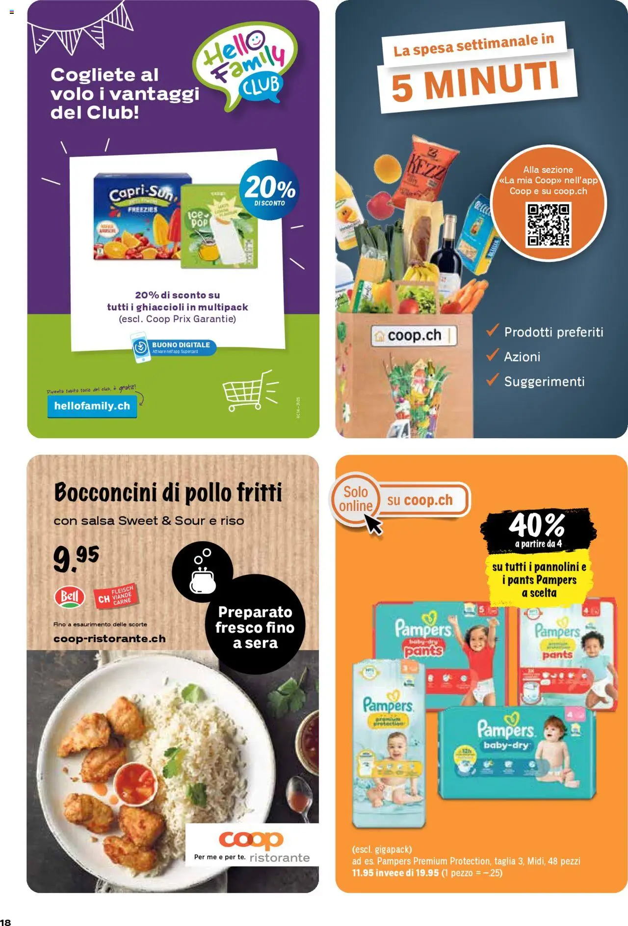 Coop - Una settimana di azioni ab 31.07.2025 | Seite: 18 | Produkte: Pampers