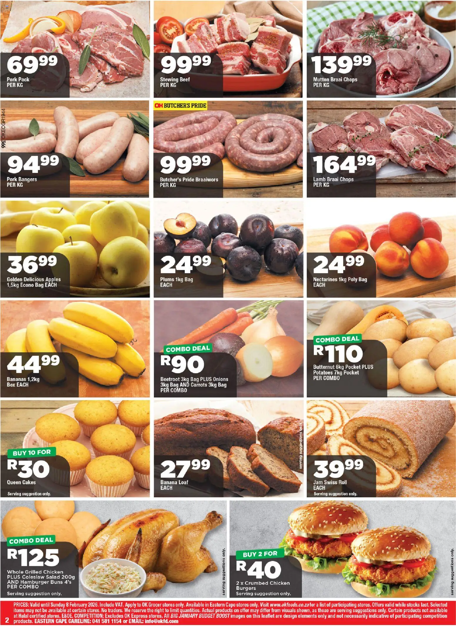New OK Foods catalogue – valid from 21.01.2026 | Page: 2 | Products: Jam, Box, Pork, Carrots