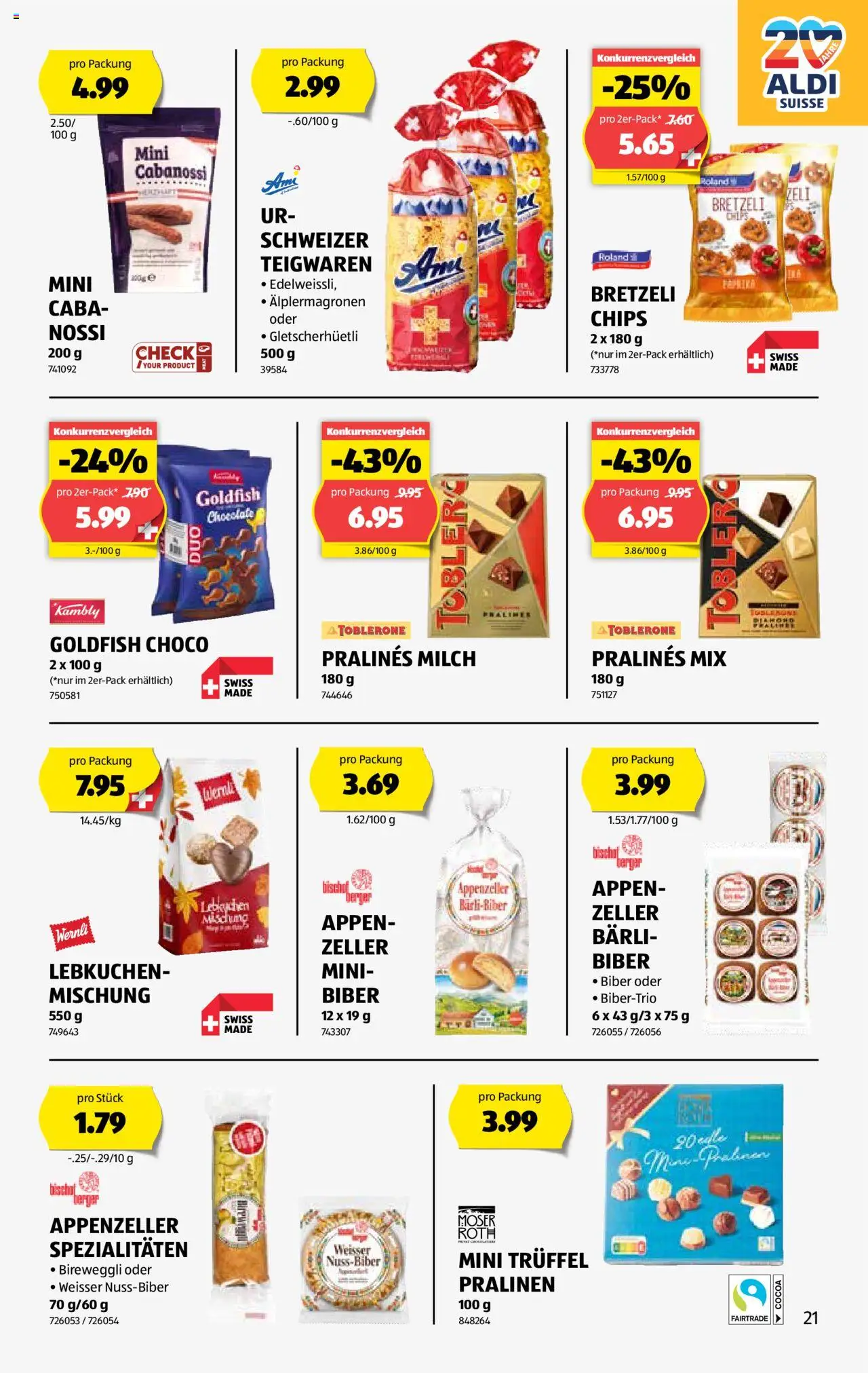 Aldi Aktionen – gültig ab 16.10.2025 | Seite: 22 | Produkte: Milch, Teigwaren, Chips