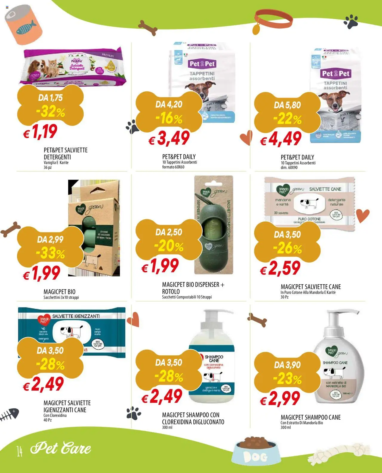 Volantino Galassia del 16.10.2025 | Pagina: 14 | Prodotti: Shampoo, Salviette igienizzanti, Detergente