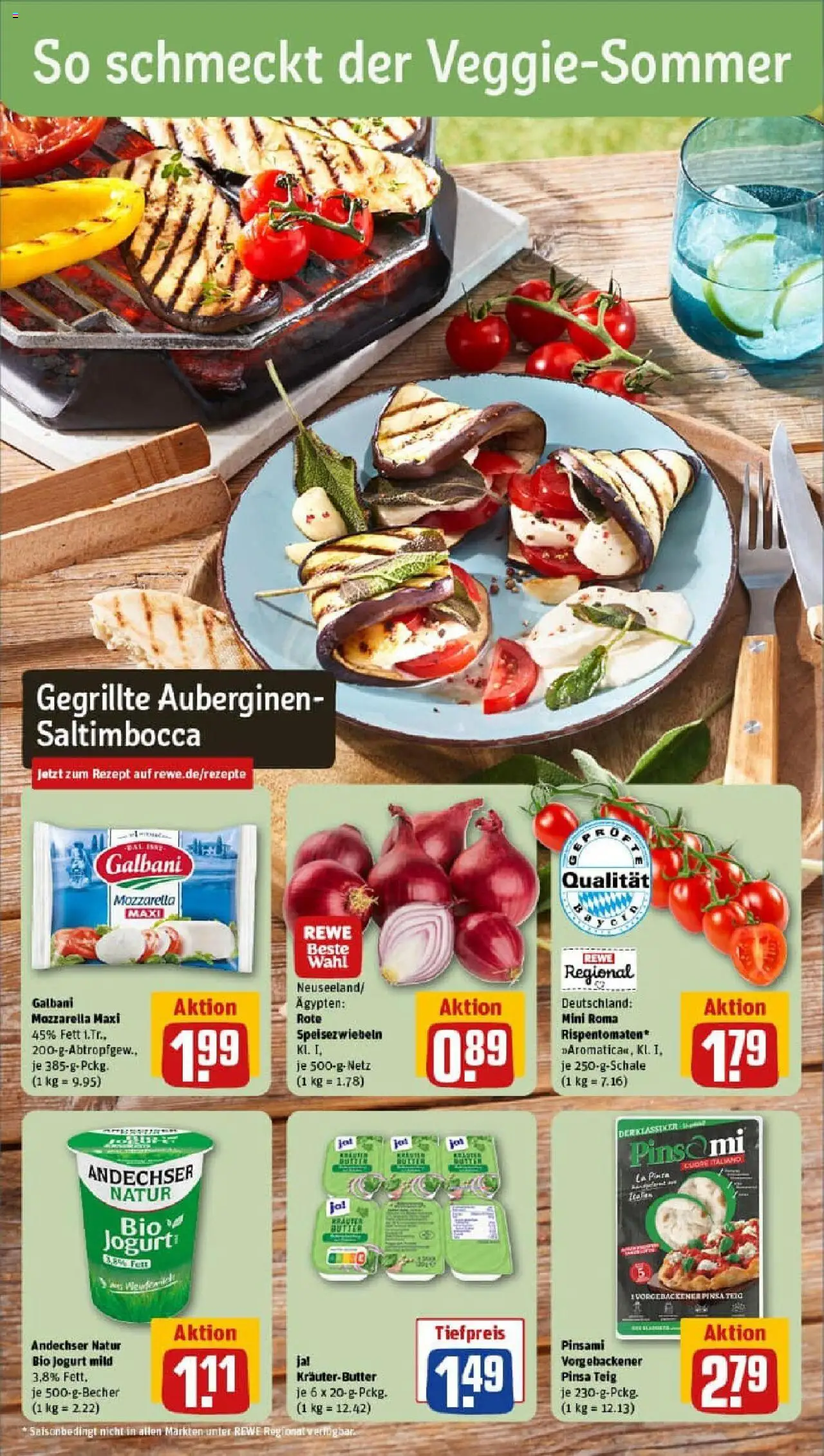 Rewe prospekt Höchstadt An Der Aisch	 - gültig ab dem 06.07.2025 | Seite: 4 | Produkte: Butter, Mozzarella, Kräuterbutter