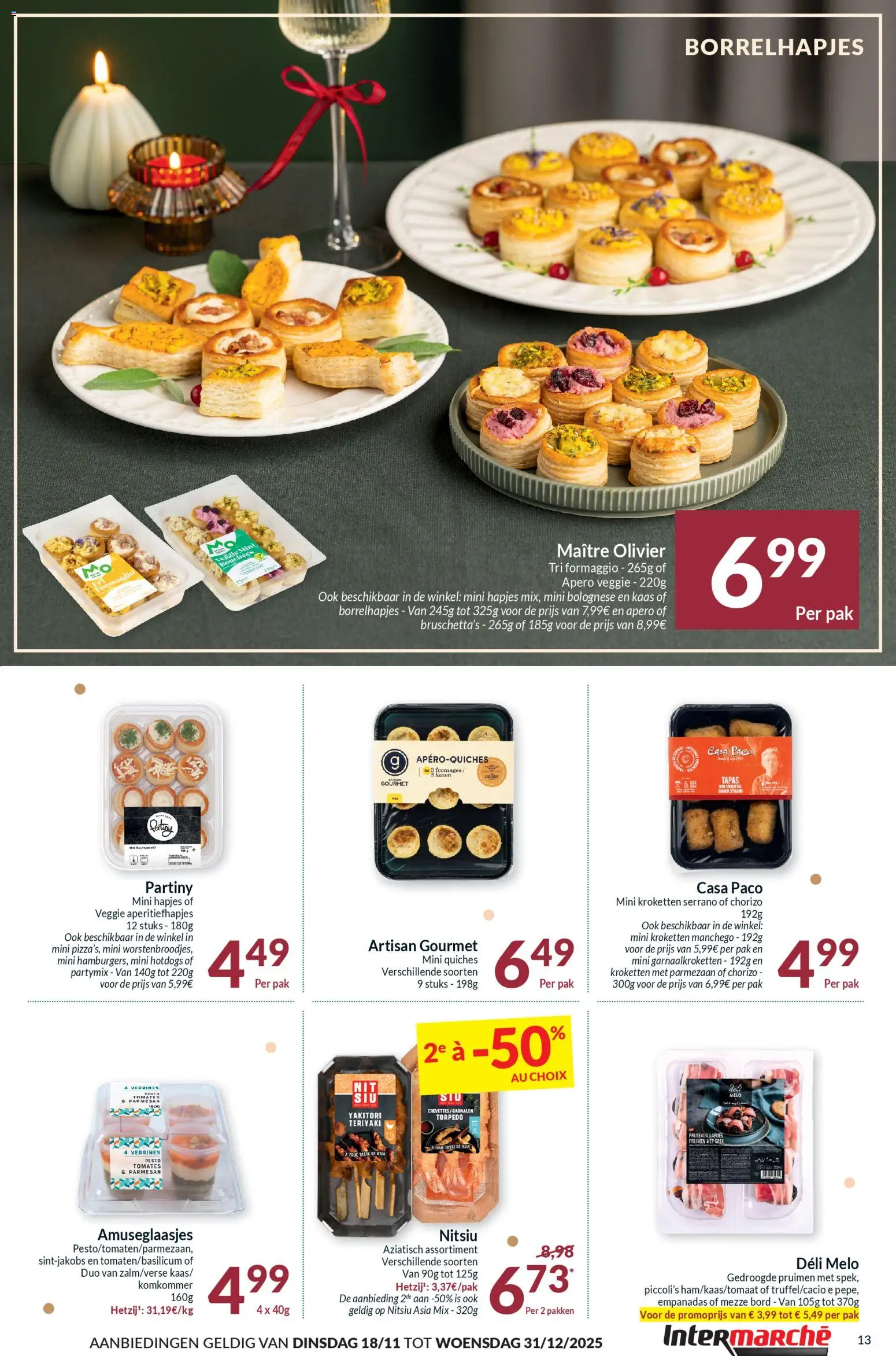 {H1} | Pagina: 13 | Producten: Chorizo, Komkommer, Kekszek, Bord