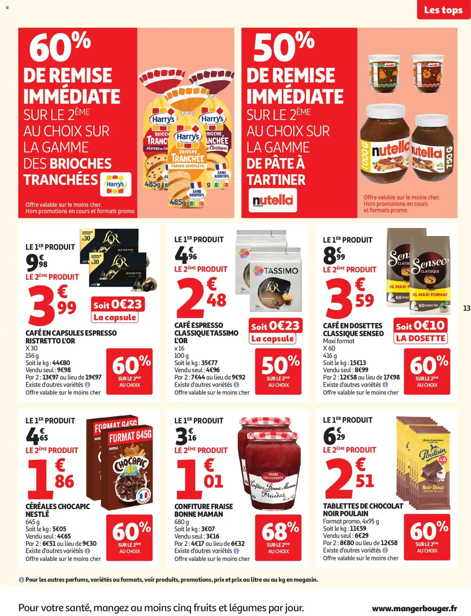 {H1} | Page: 13 | Produits: Chocapic, Fraise, Lait, Céréales