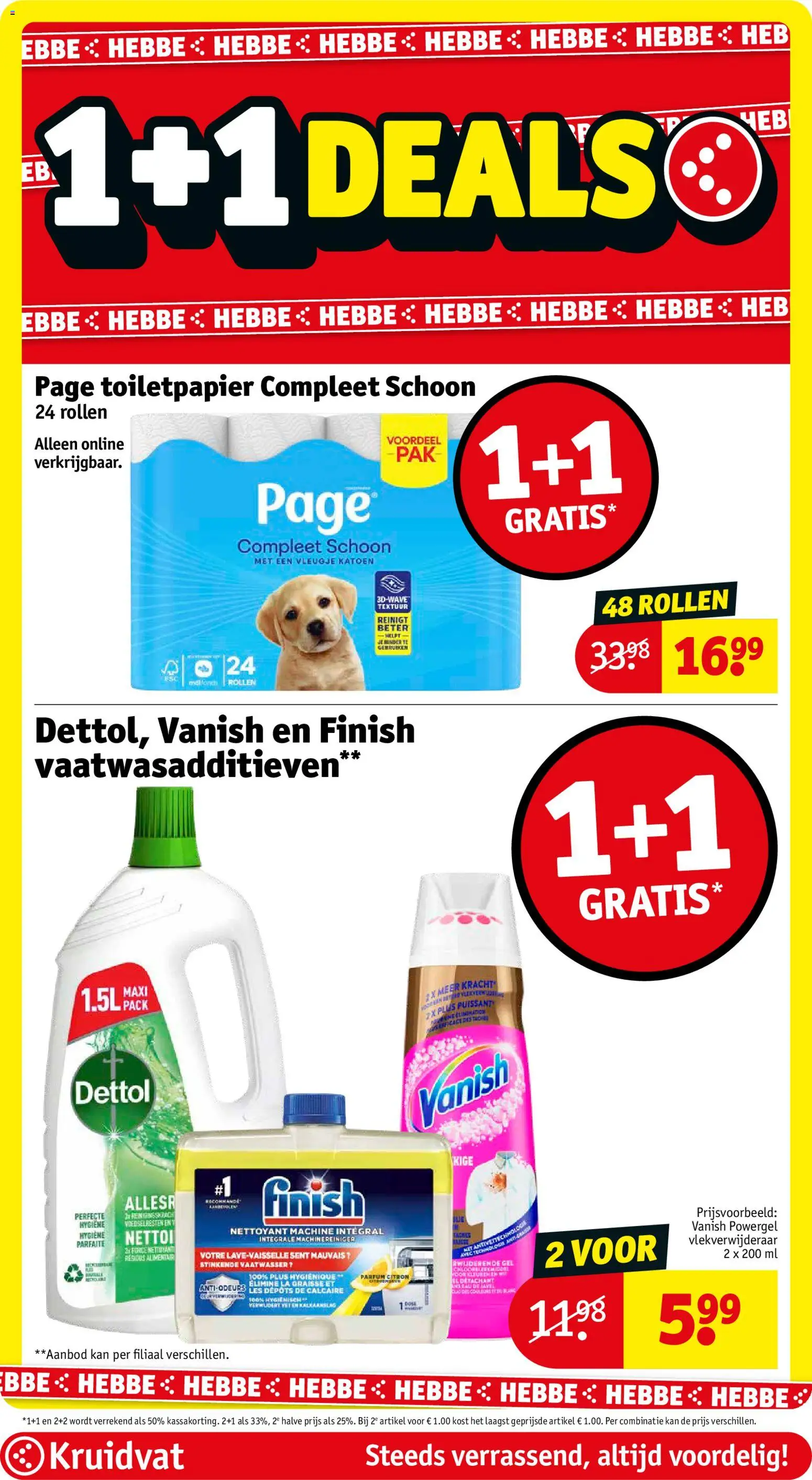 {H1} | Pagina: 13 | Producten: Kan, Vaatwasser, Gel, Toiletpapier