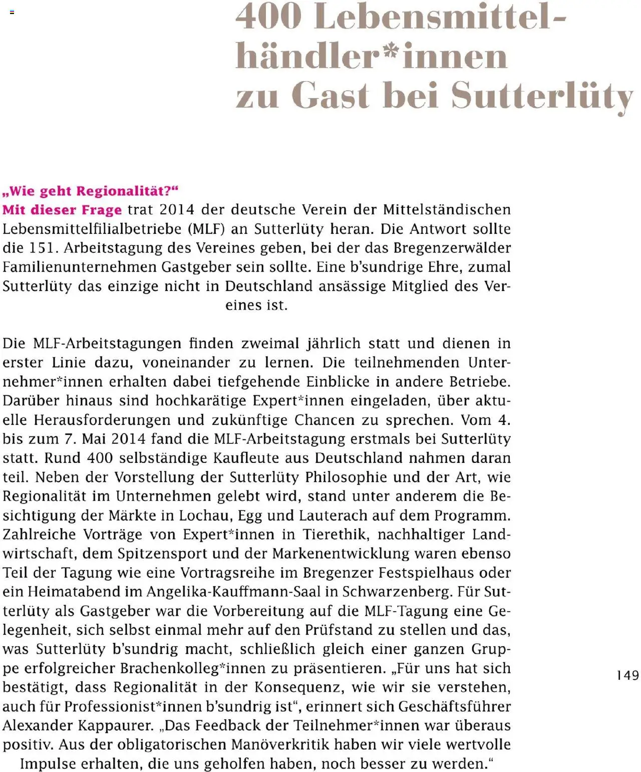 Sutterlüty Unsere Chronik gültig ab 01.08.2025 | Seite: 149 | Produkte: Libacomb
