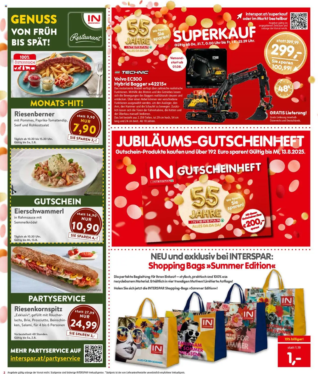 Interspar Flugblatt - Kärnten gültig ab 31.07.2025 | Seite: 2 | Produkte: Uhr