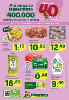 Vista previa HiperDino folleto válido desde el 25.09.2025