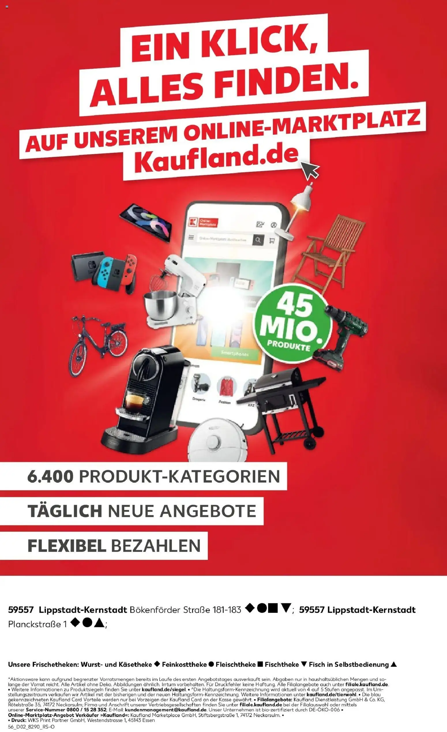 Kaufland prospekt Lippstadt	 – gültig ab 11.01.2026 | Seite: 56 | Produkte: Smartphones, Fisch, Wurst, Smartphone