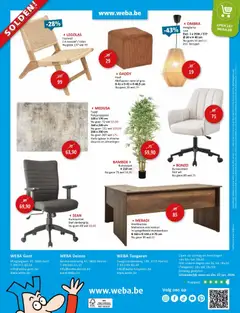 Weba folder - Voorbeeld van een folder van Weba, geldig van 02.01.2026 | Pagina: 8 | Producten: Livre pour enfants, Fauteuil, Tapijt