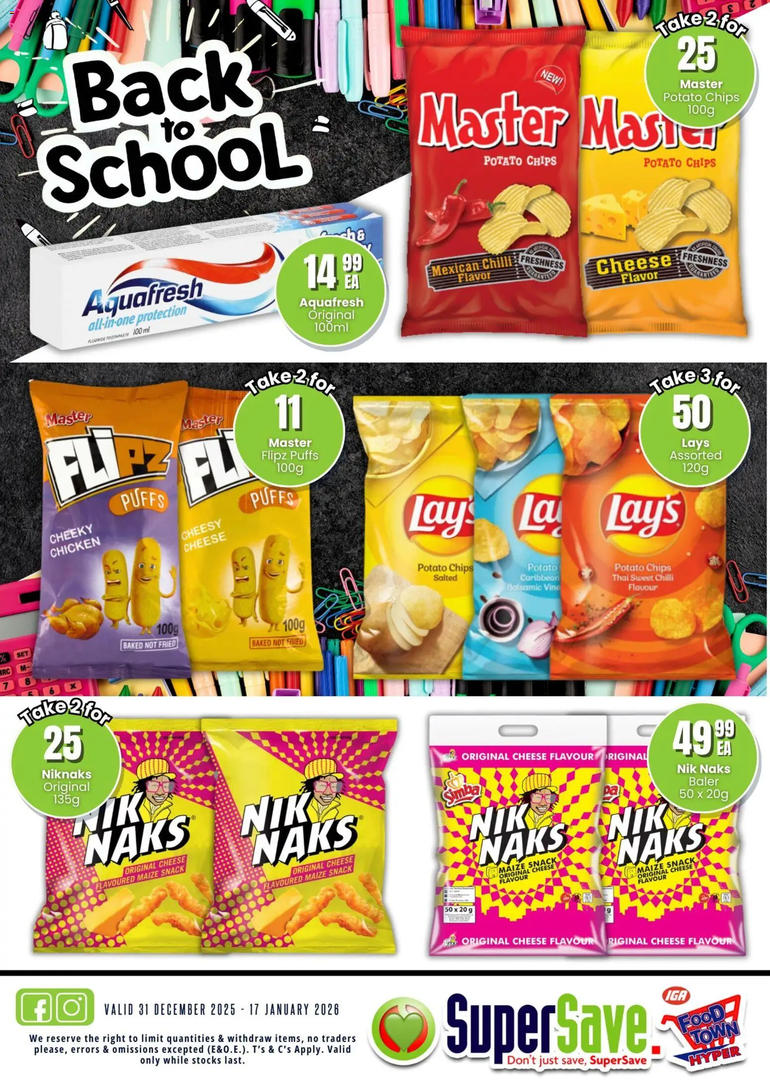 New Super Save catalogue – valid from 31.12.2025 | Page: 13 | Products: Cheese, Chicken, Chips, Chilli
