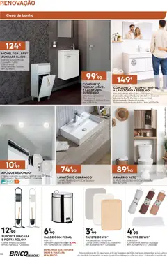 Pré-visualização BricoMarché folheto válido de 22.01.2026 | Página: 2 | Produtos: Balde, Torneira, Casa de banho, Espelho