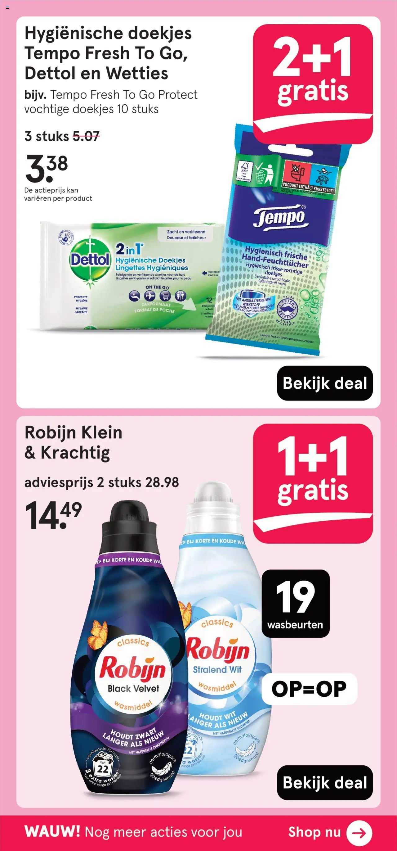  | Pagina: 38 | Producten: Robijn, Ostyalap, Kan, La