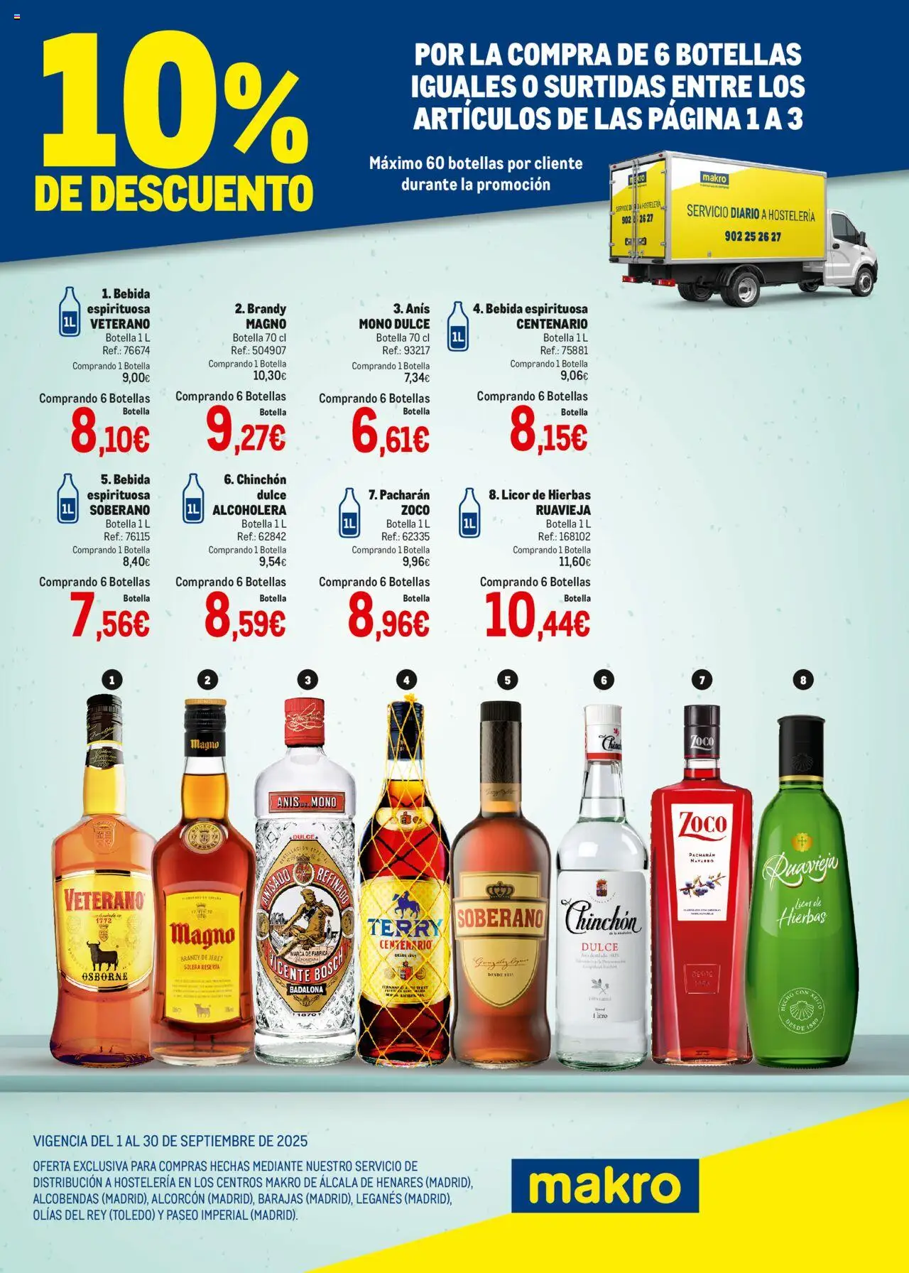 Makro - Destilados Centro │ válido desde el 01.09.2025 | Página: 3 | Productos: Licor, Μαύρο πιπέρι