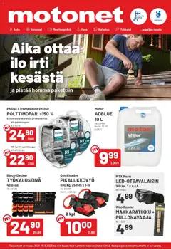 Katso Motonet tarjoukset voimassa alkaen 30.07.2025