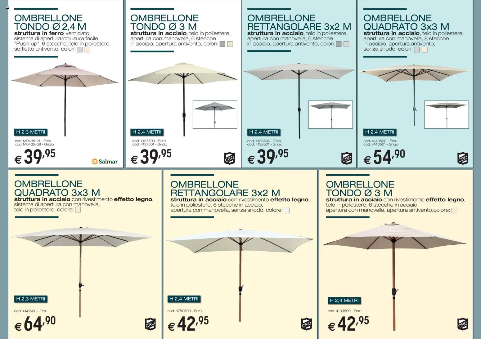 Volantino Brico OK del 05.03.2026 | Pagina: 2 | Prodotti: Ombrellone