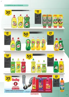 Continente - Limpeza do Lar: Qualidade na limpeza e foco na poupança │ válido de 02.09.2025 | Página: 17 | Produtos: Detergente, Soda cáustica, Maça, Soda