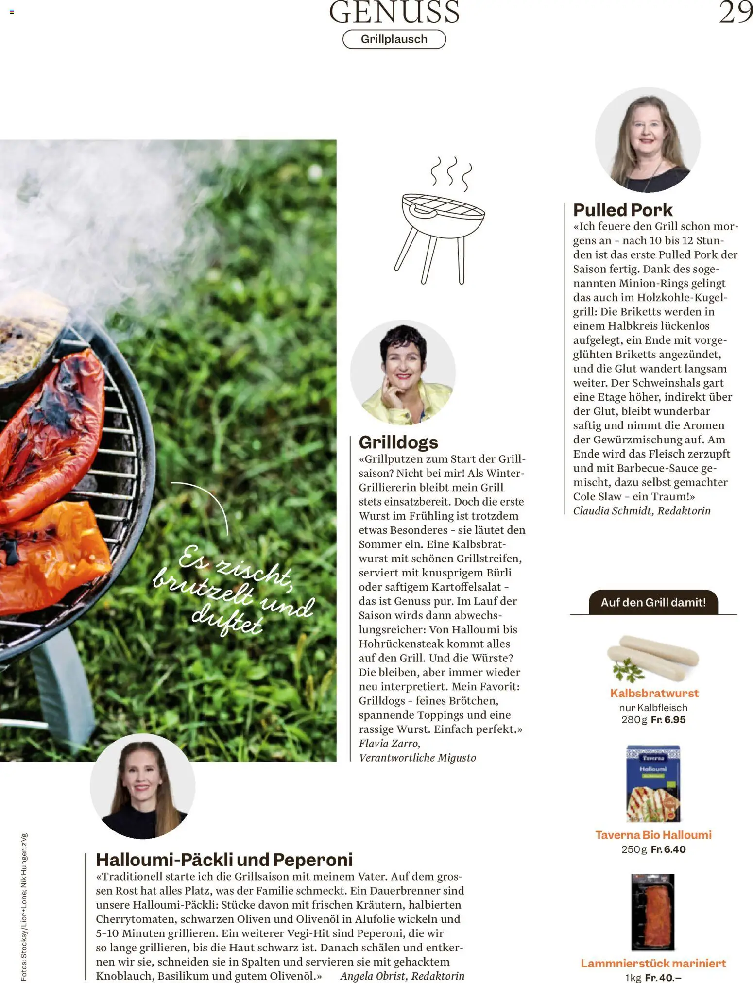 Migros aktionen Magazin – gültig ab 29.04.2026 | Seite: 29 | Produkte: Knoblauch, Wurst, Grill