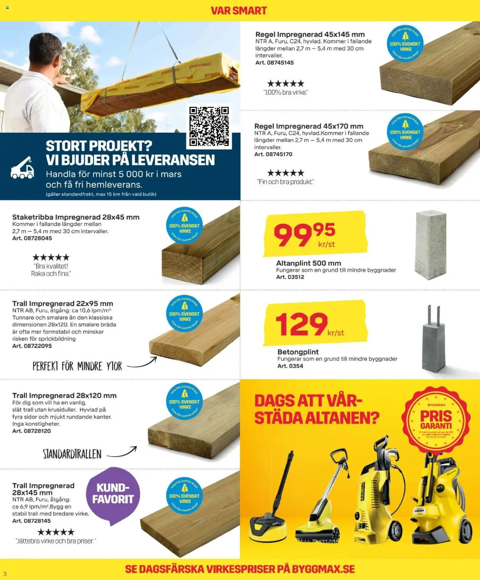 ByggMax reklamblad aktuell från 19.03.2026 | Sida: 6 | Produkter: Galler