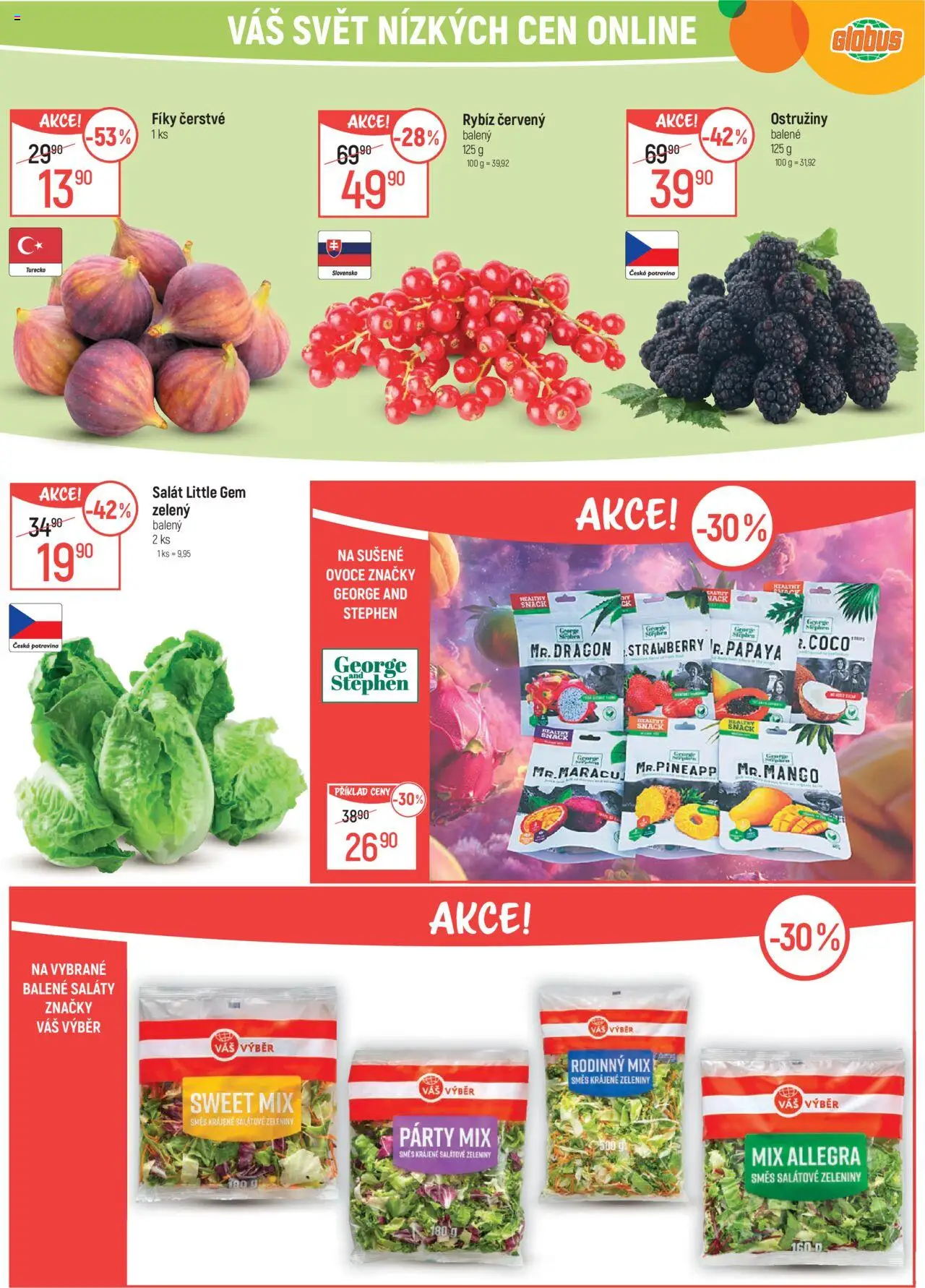 Globus leták - Opava od 27.08.2025 | Strana: 21 | Produkty: Ovoce, Saláty, Salát, Sušené ovoce