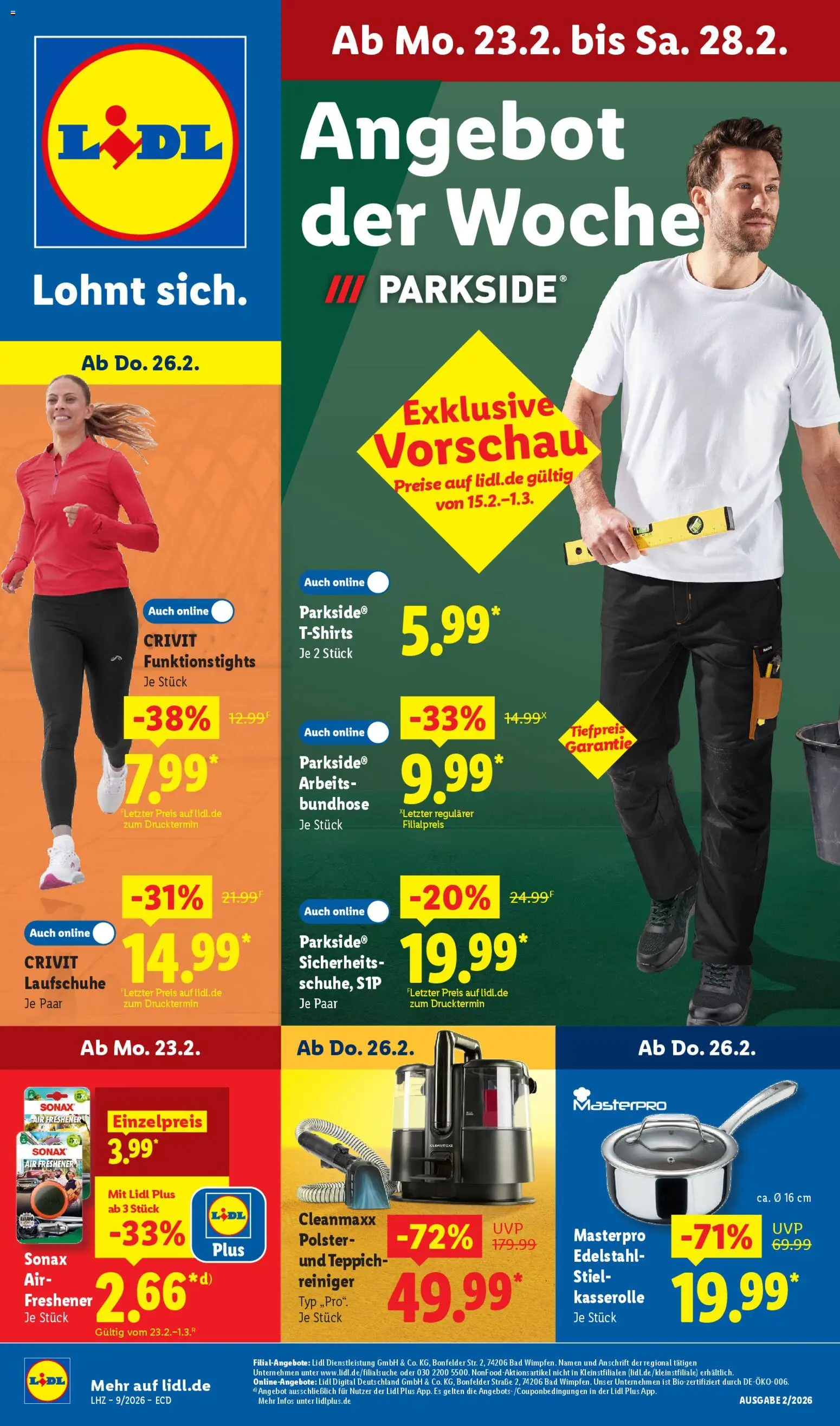 Lidl - Prospekt – gültig ab 23.02.2026 | Seite: 1