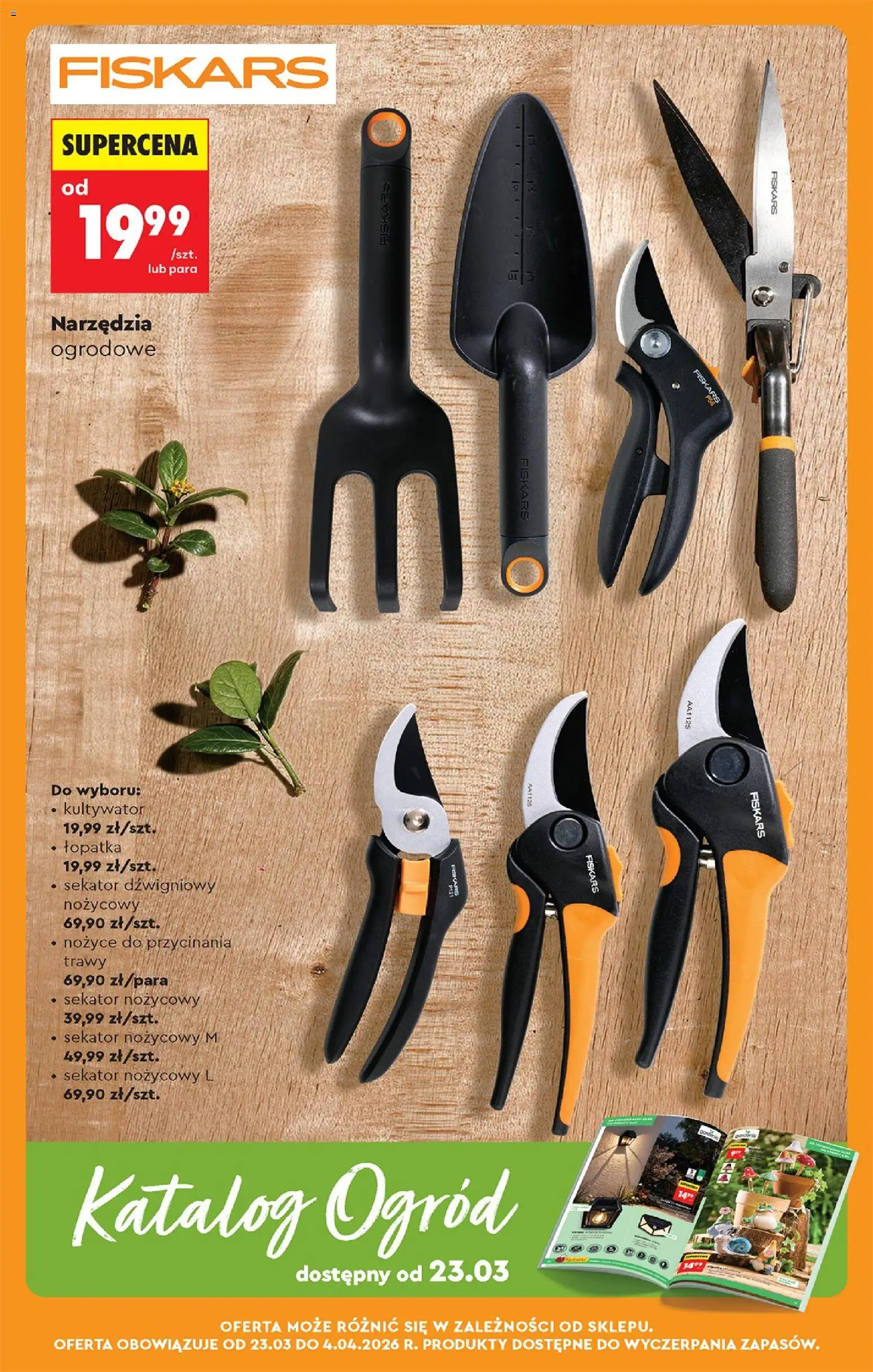 Biedronka Polsko leták od 23.03.2026 | Strana: 99 | Produkty: Fiskars, Lopatka