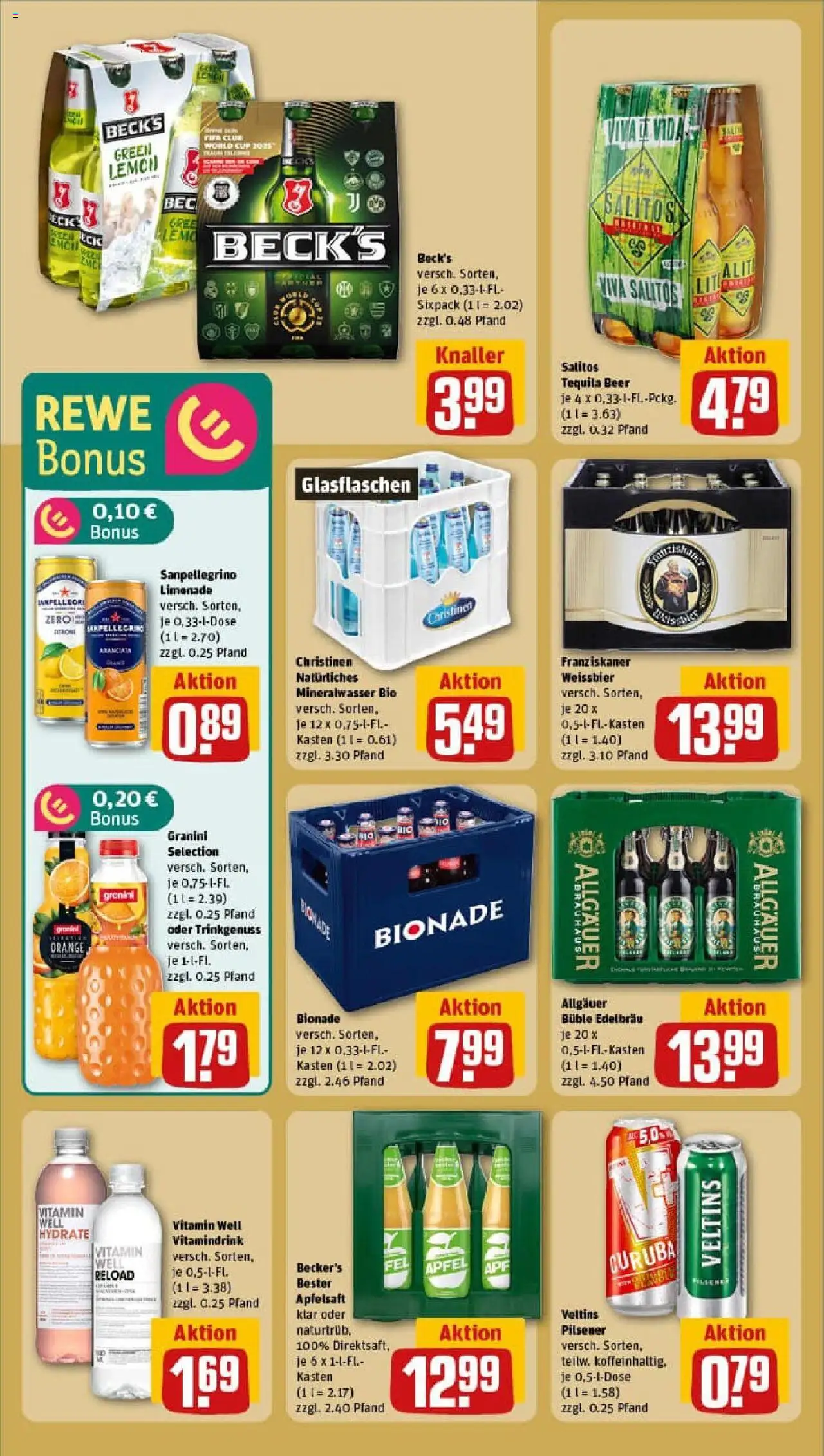 Rewe prospekt Laatzen	 - gültig ab dem 29.06.2025 | Seite: 20 | Produkte: Weißbier, Äpfel, Apfelsaft, Granini