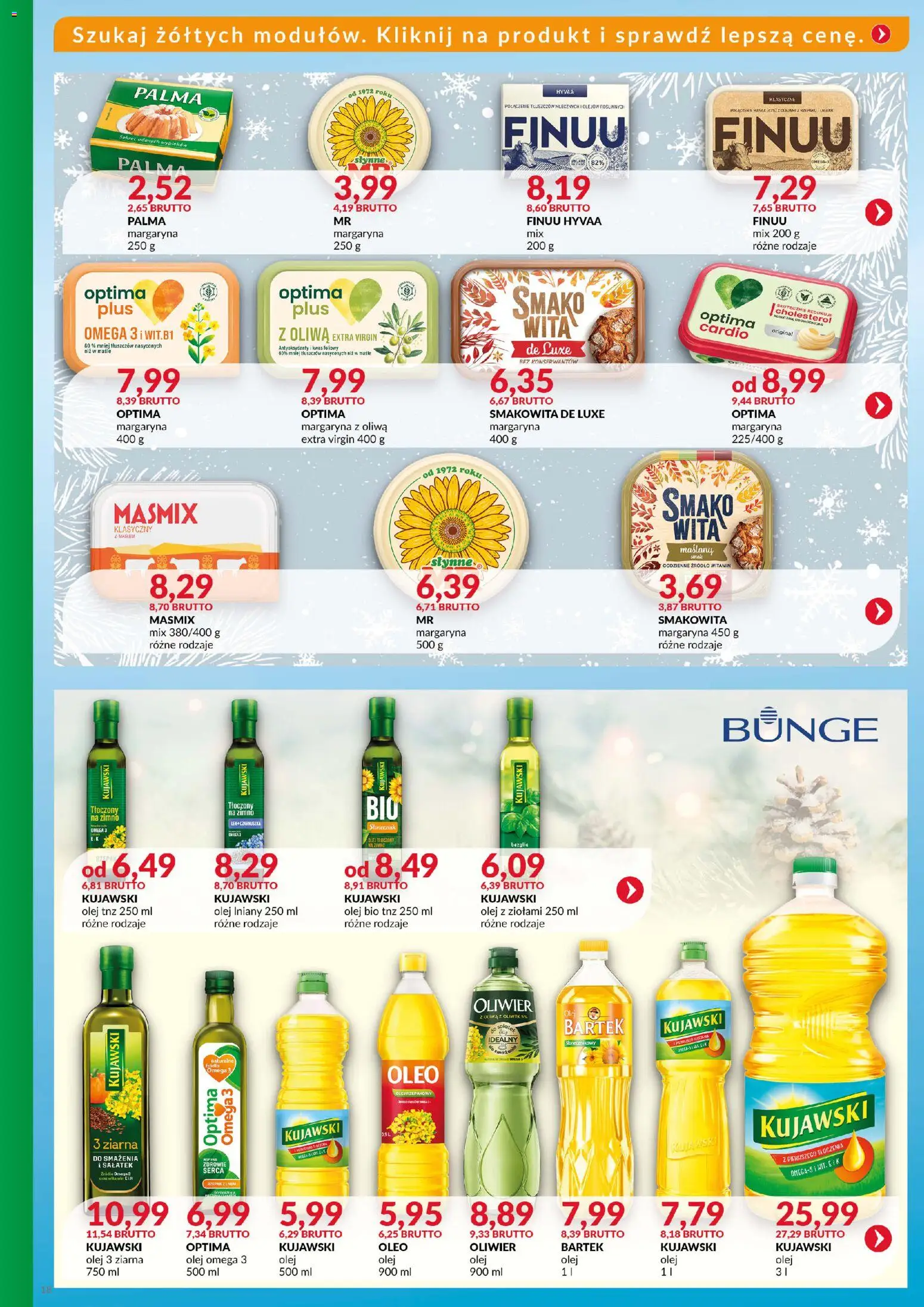 Eurocash Gazetka - Katalog Artykułów Spożywczych od 16.11.2025 | Strona: 17 | Produkty: Oliwa z oliwek, Margaryna, Oliwa extra virgin, Olej