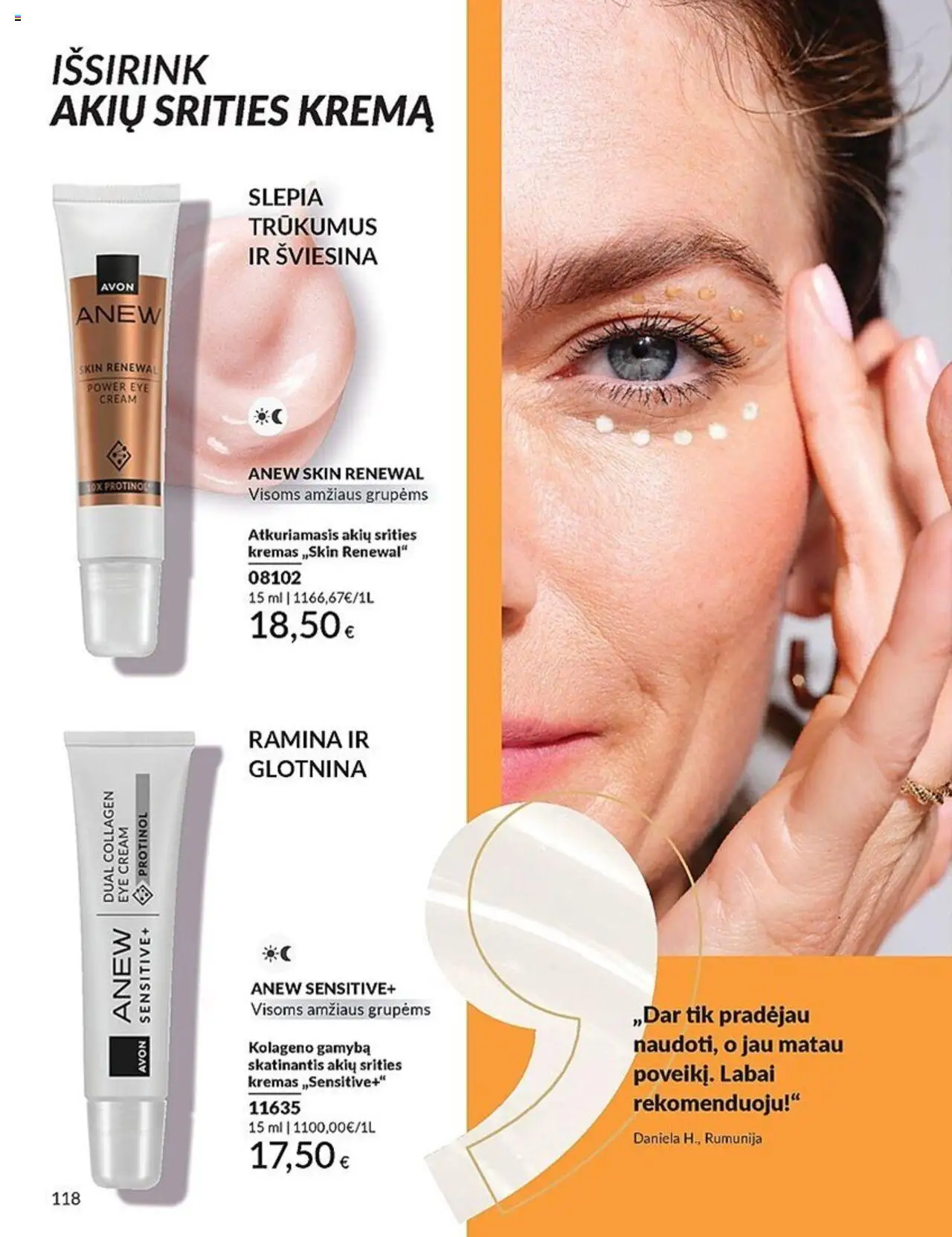 AVON leidinys│galioja nuo 01.07.2025 | Puslapis: 118 | Prekių: Kremas