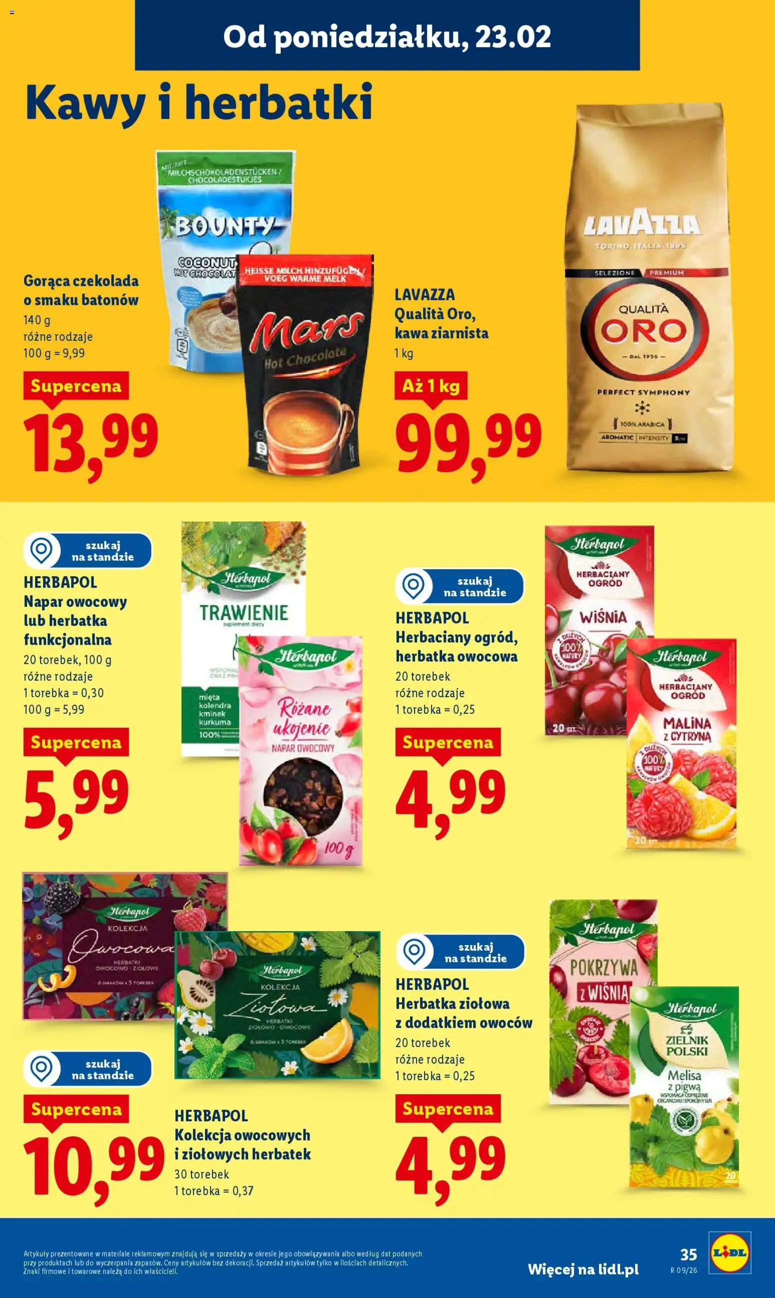 Lidl Polsko leták od 23.02.2026 | Strana: 35 | Produkty: Lavazza, Kurkuma