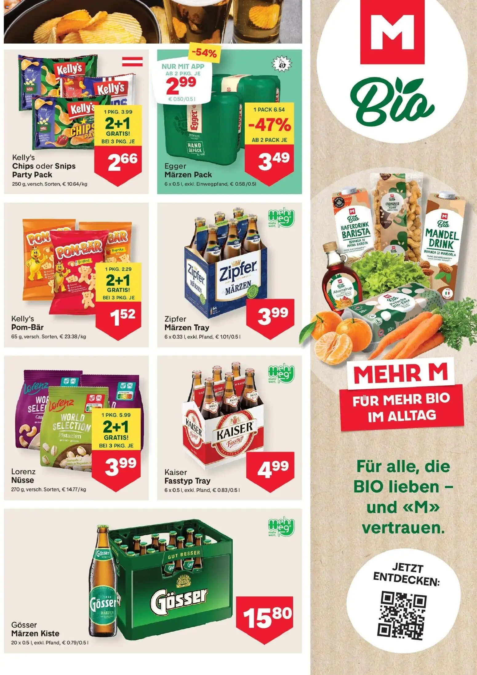 MPREIS Steyr gültig ab 01.01.2026 | Seite: 9 | Produkte: Chips, Nüsse, Папионка